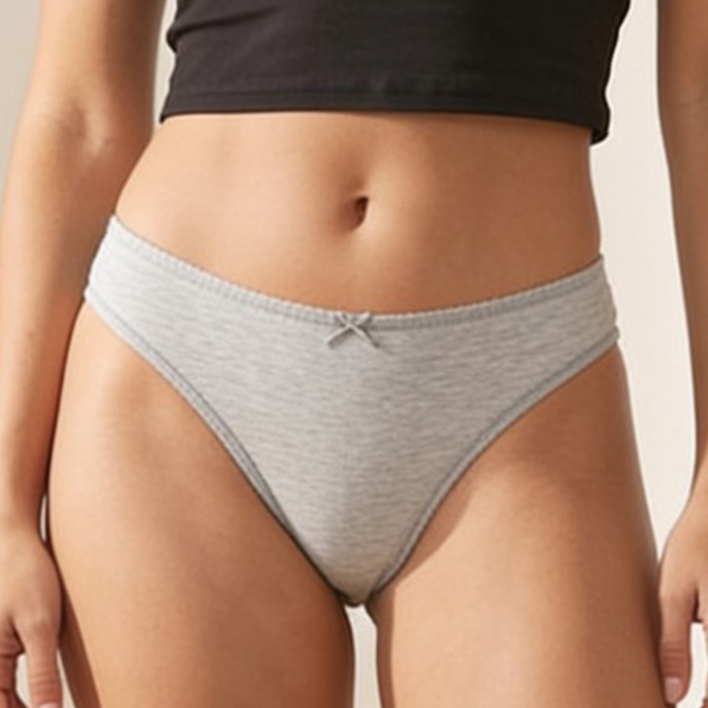 طقم سراويل بيكيني قطنية ناعمة بزينة فيونكة عدد 5 من سبلاش انتيميتس-women-clothing-plussize-lingerie-panties-image-6