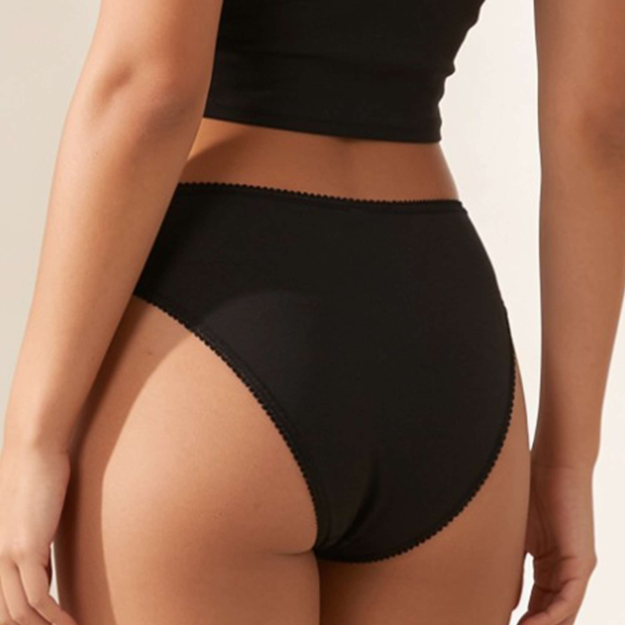 طقم سراويل بيكيني قطنية ناعمة بزينة فيونكة عدد 5 من سبلاش انتيميتس-women-clothing-plussize-lingerie-panties-image-8