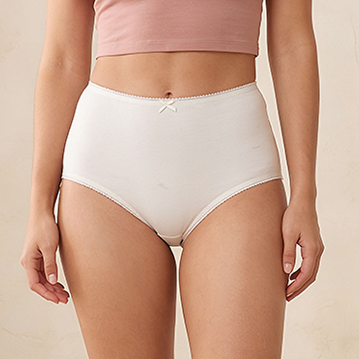 Set of 5 - Splash Intimates High-Rise Full Briefs with Bow Detail-women-clothing-plussize-lingerie-panties-image-10