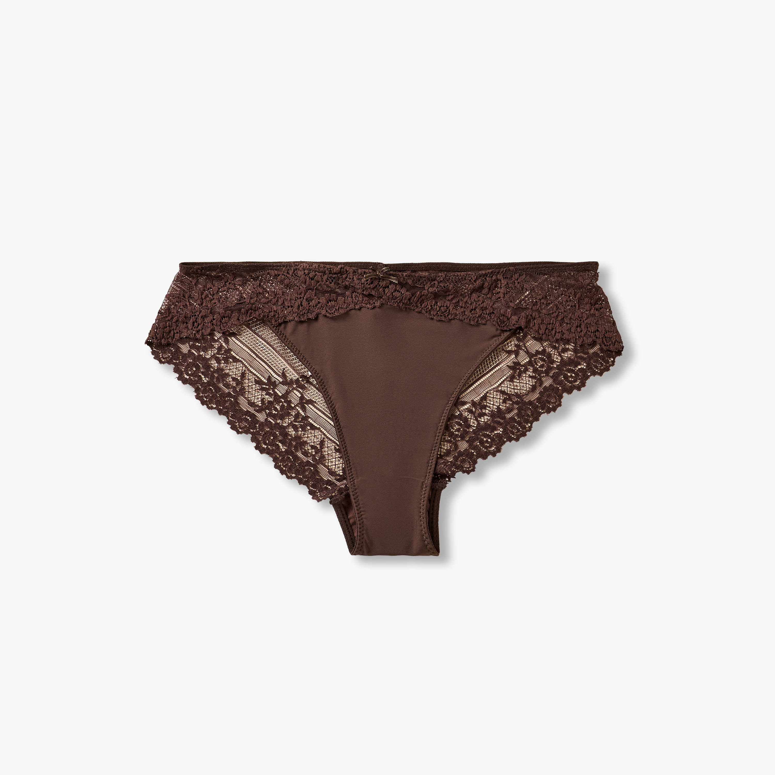 Splash Intimates Bikini Briefs with Lace Trim-women-clothing-plussize-lingerie-panties-image-1