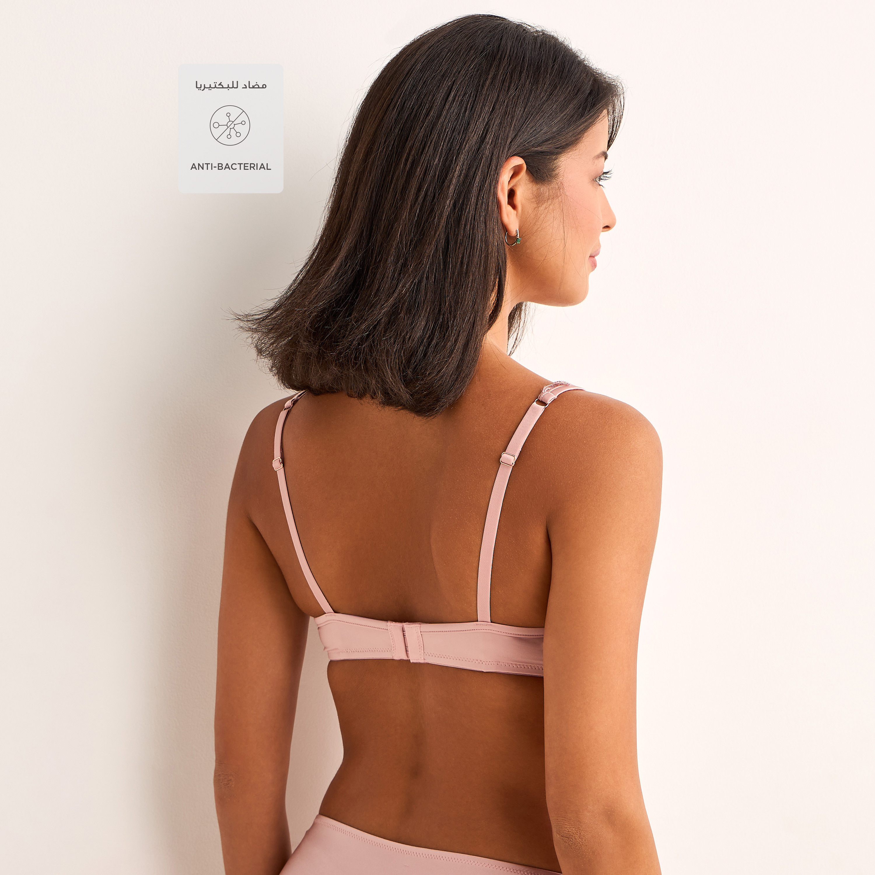 Medium Coverage Seamless Bra Lace Trim Non Wired-women-clothing-lingerie-bras-image-7