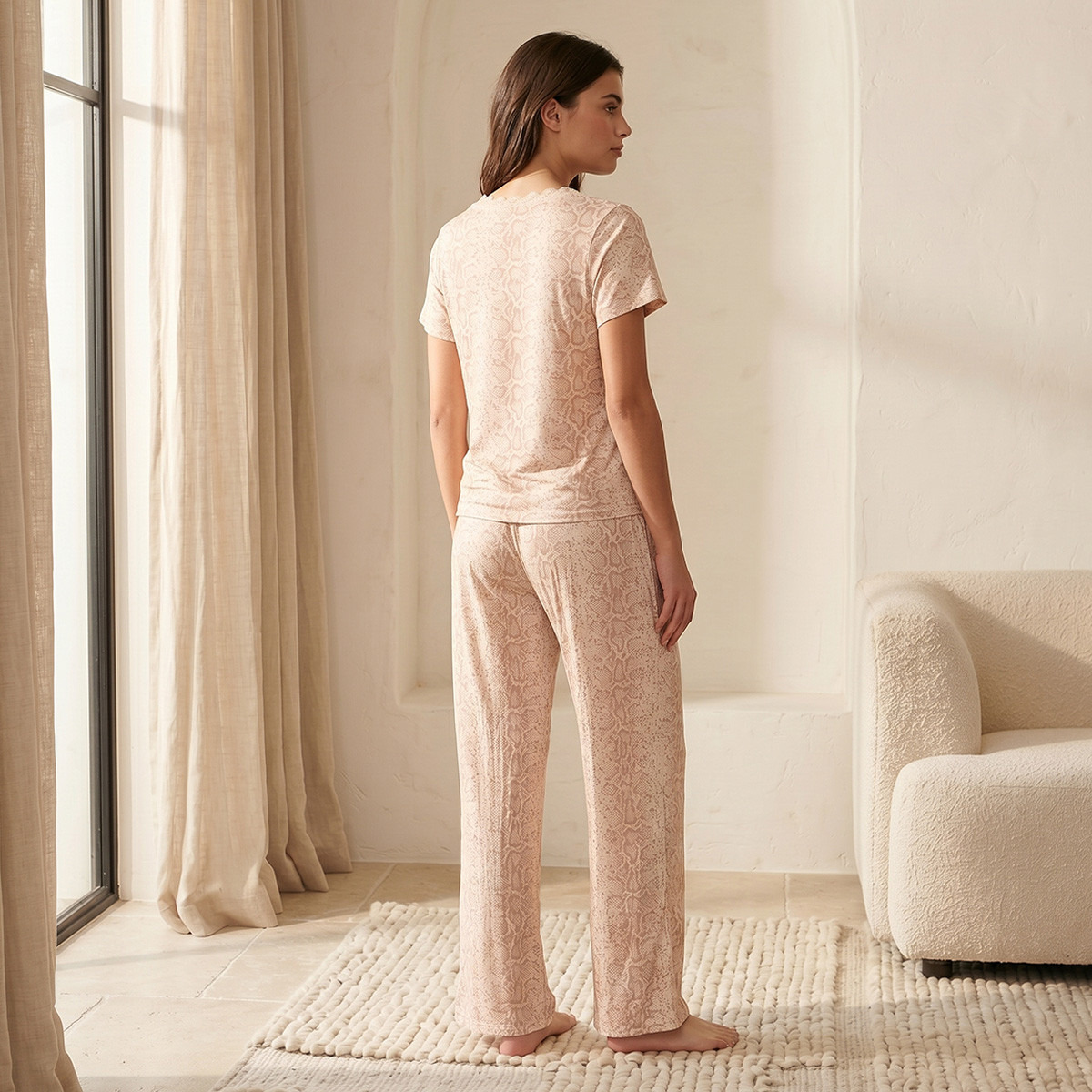 Splash Intimates Pyjama Set Top & Trousers Animal Print-women-clothing-nightwear-pyjamas-longsets-image-4