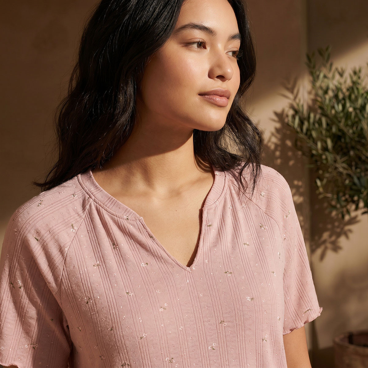 Splash Intimates Pyjama Set V-neck T-shirt & Shorts Pointelle-women-clothing-nightwear-pyjamas-shortsets-image-7