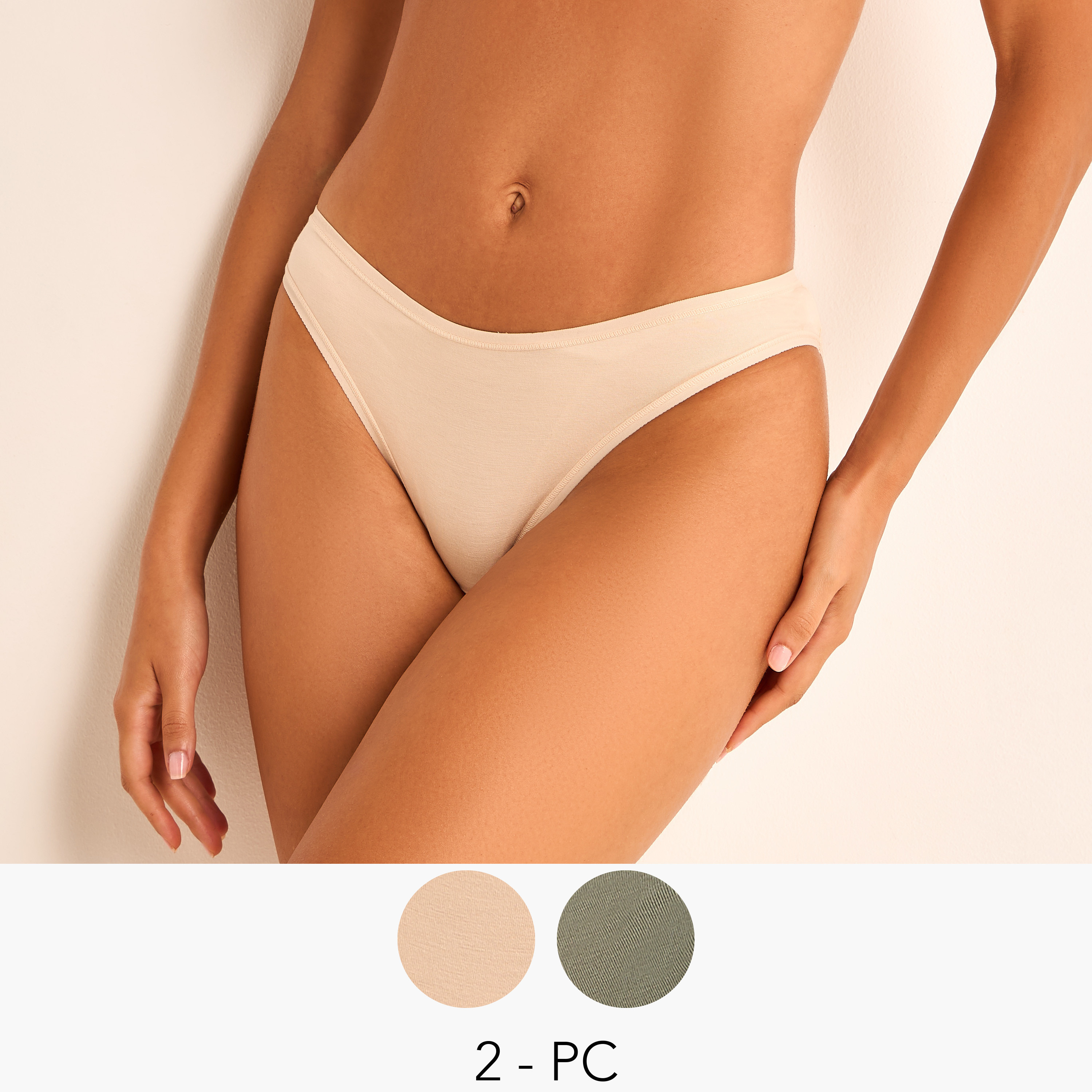 Set of 2 - Bikini Briefs-women-clothing-plussize-lingerie-panties-image-1