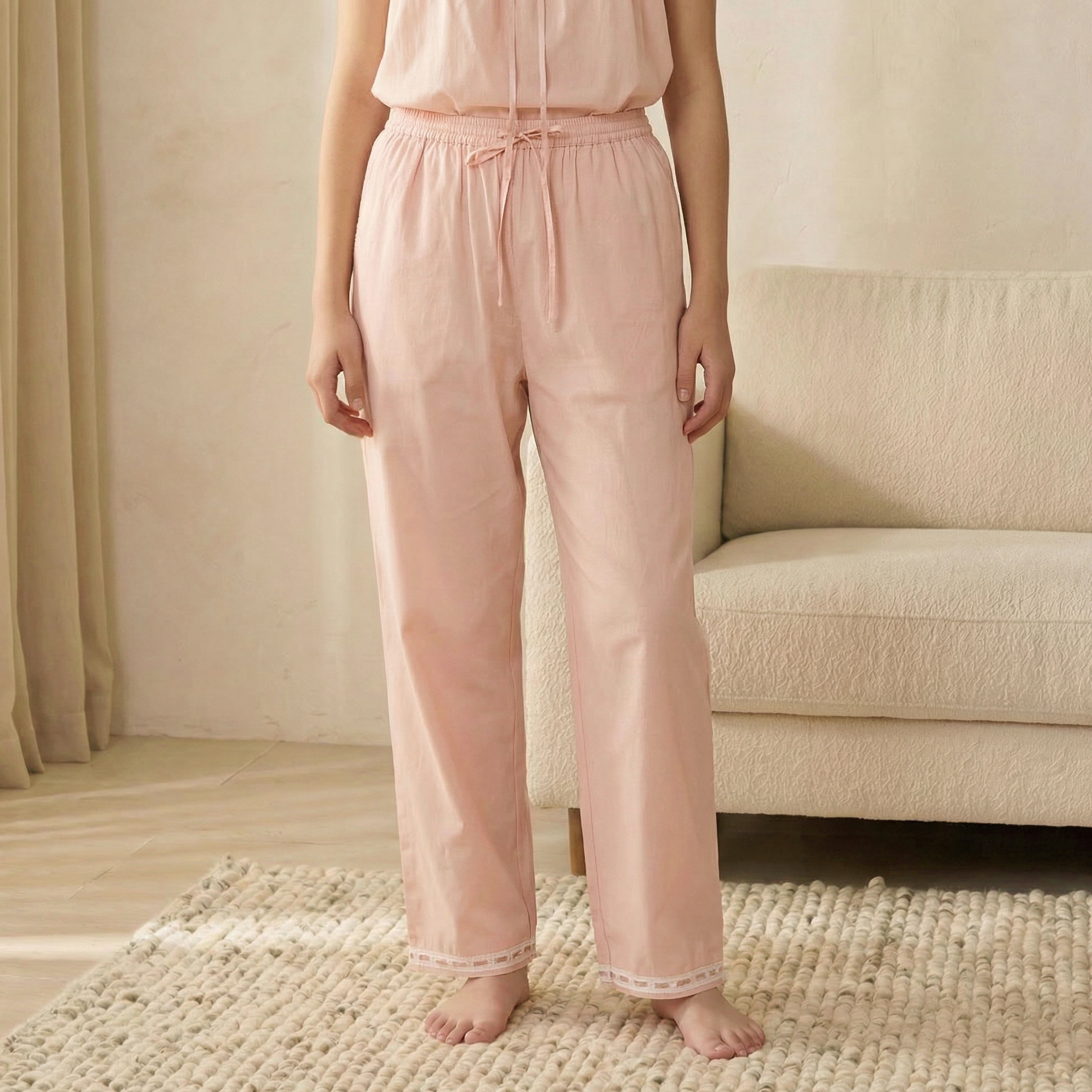 Pyjama Set Sleeveless Top & Trousers-women-clothing-nightwear-pyjamas-longsets-image-6