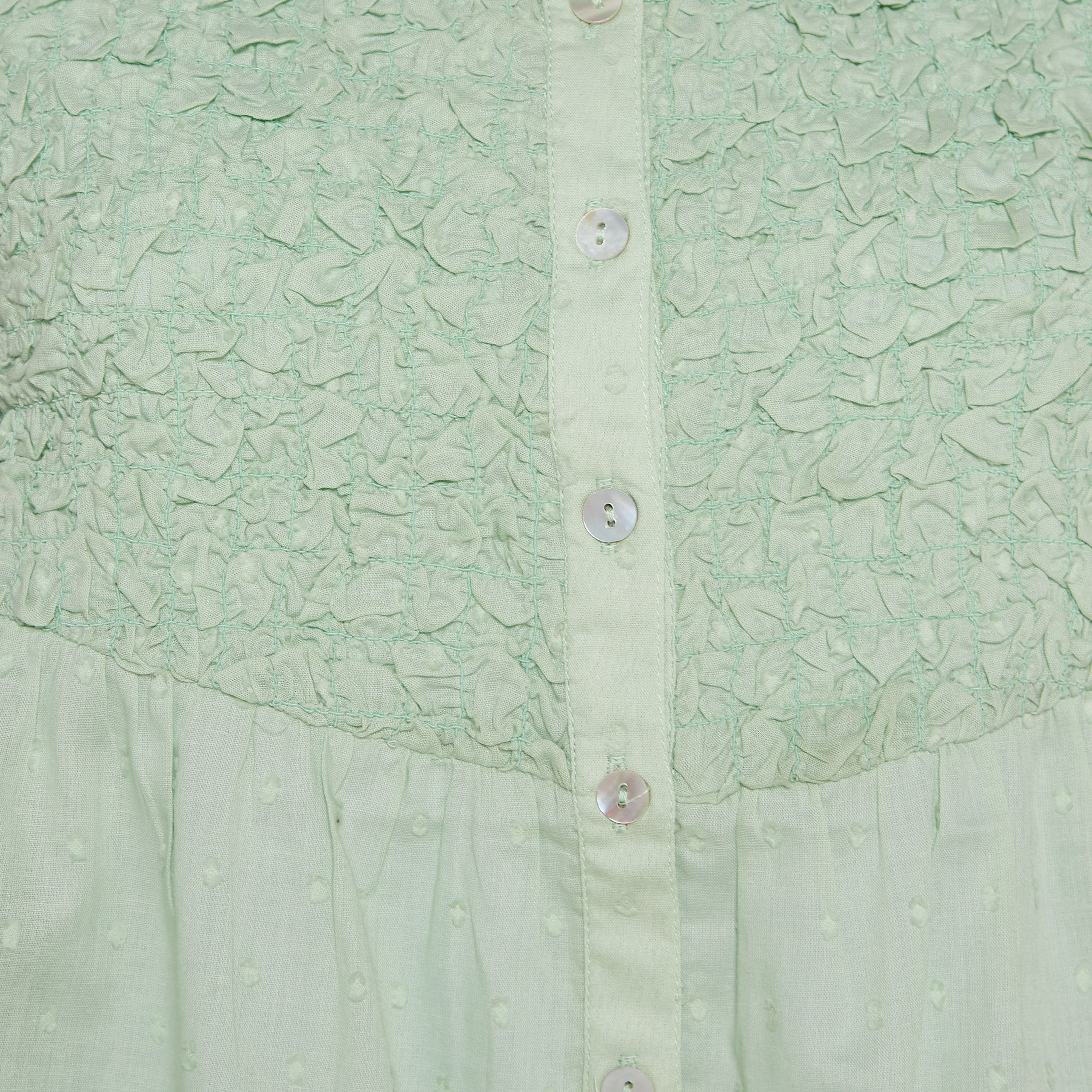 Pyjama Set Button-Down Top and Trousers Cotton-women-clothing-nightwear-pyjamas-longsets-image-2