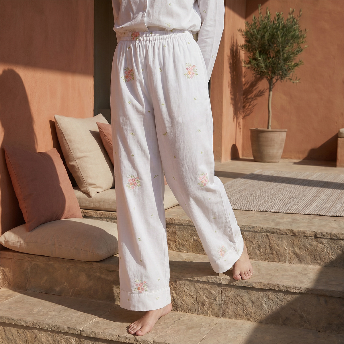 Splash Intimates Pyjama Set Button-Down Shirt & Trousers-women-clothing-nightwear-pyjamas-longsets-image-5