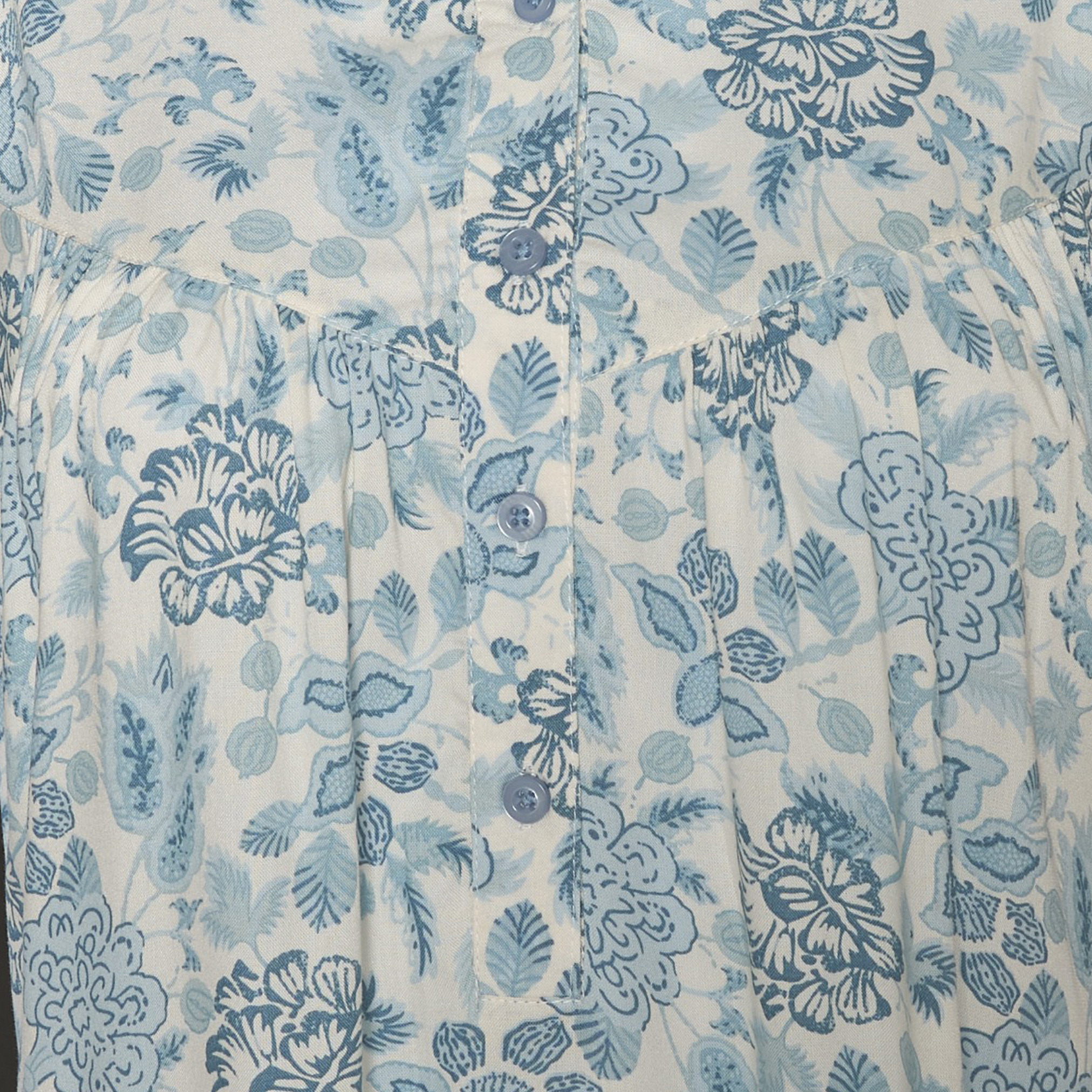 Night Gown Short Sleeve Floral Print Viscose-women-clothing-nightwear-nighties-image-2