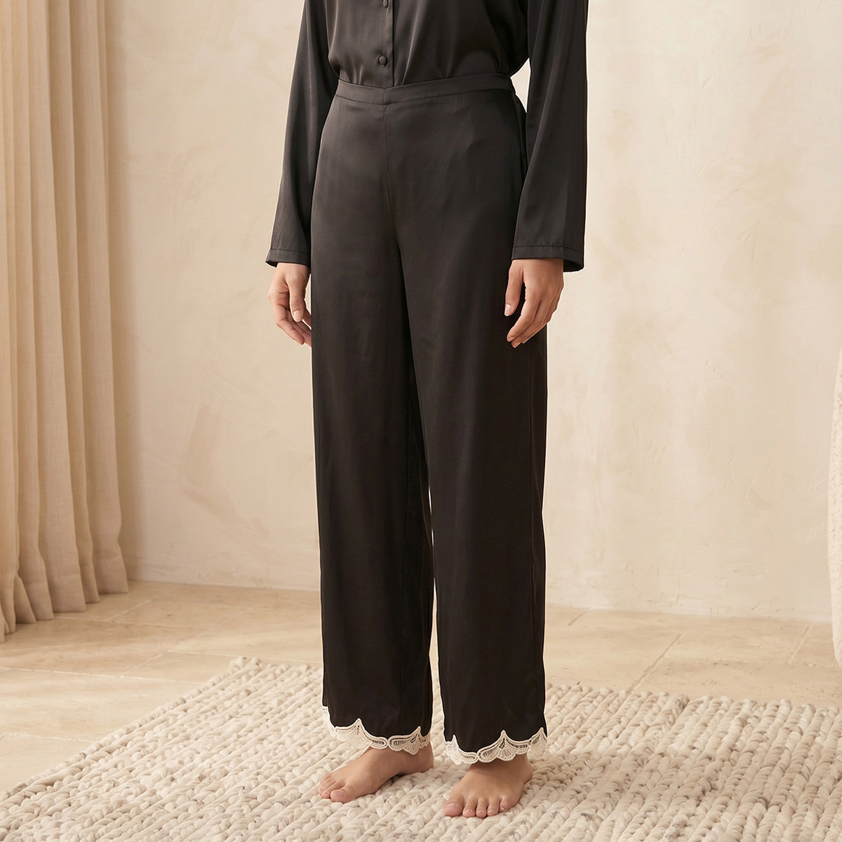 طقم بيجاما فيسكوز قميص وبنطلون بيجاما من سبلاش انتيميتس-women-clothing-nightwear-pyjamas-longsets-image-5