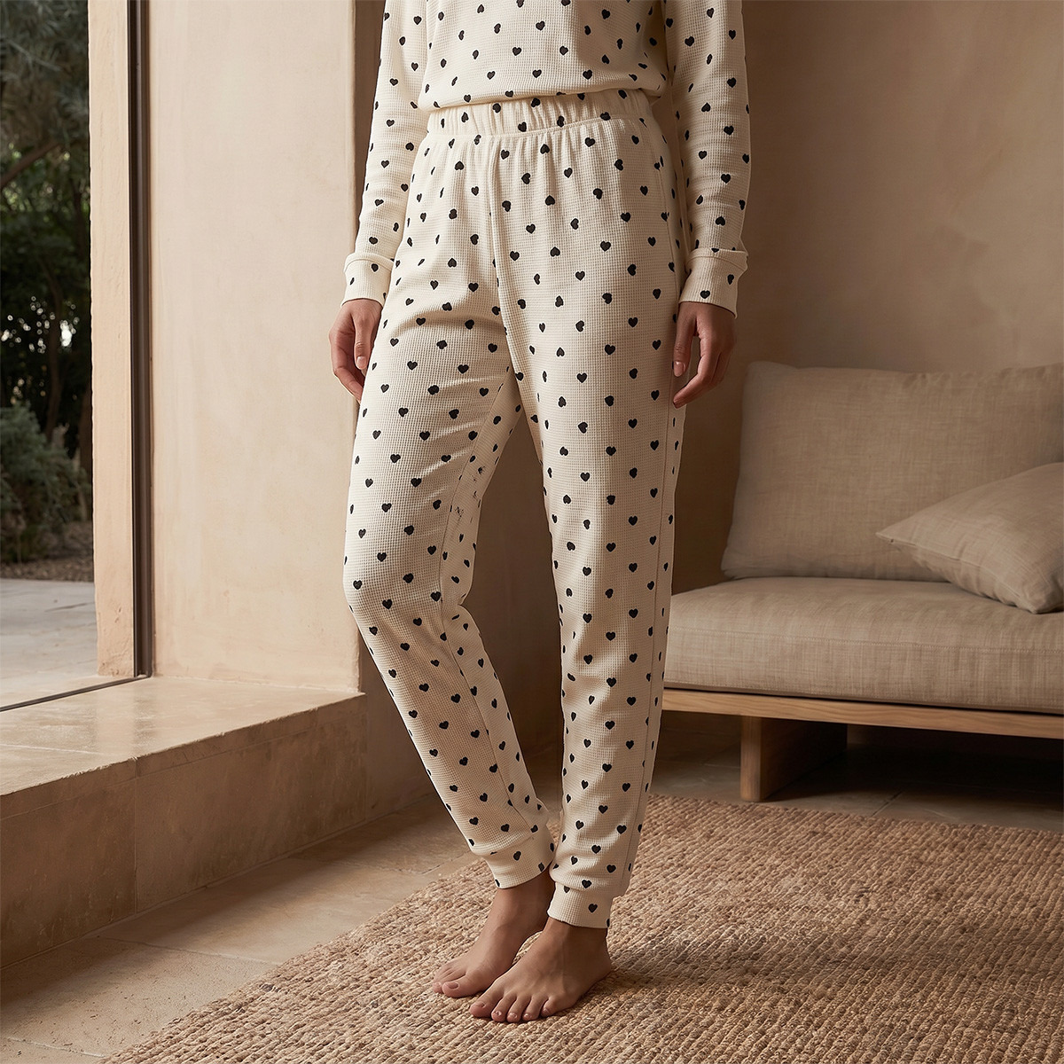 طقم بلوزة وبنطلون بيجاما من سبلاش إنتيميتس-women-clothing-nightwear-pyjamas-longsets-image-5