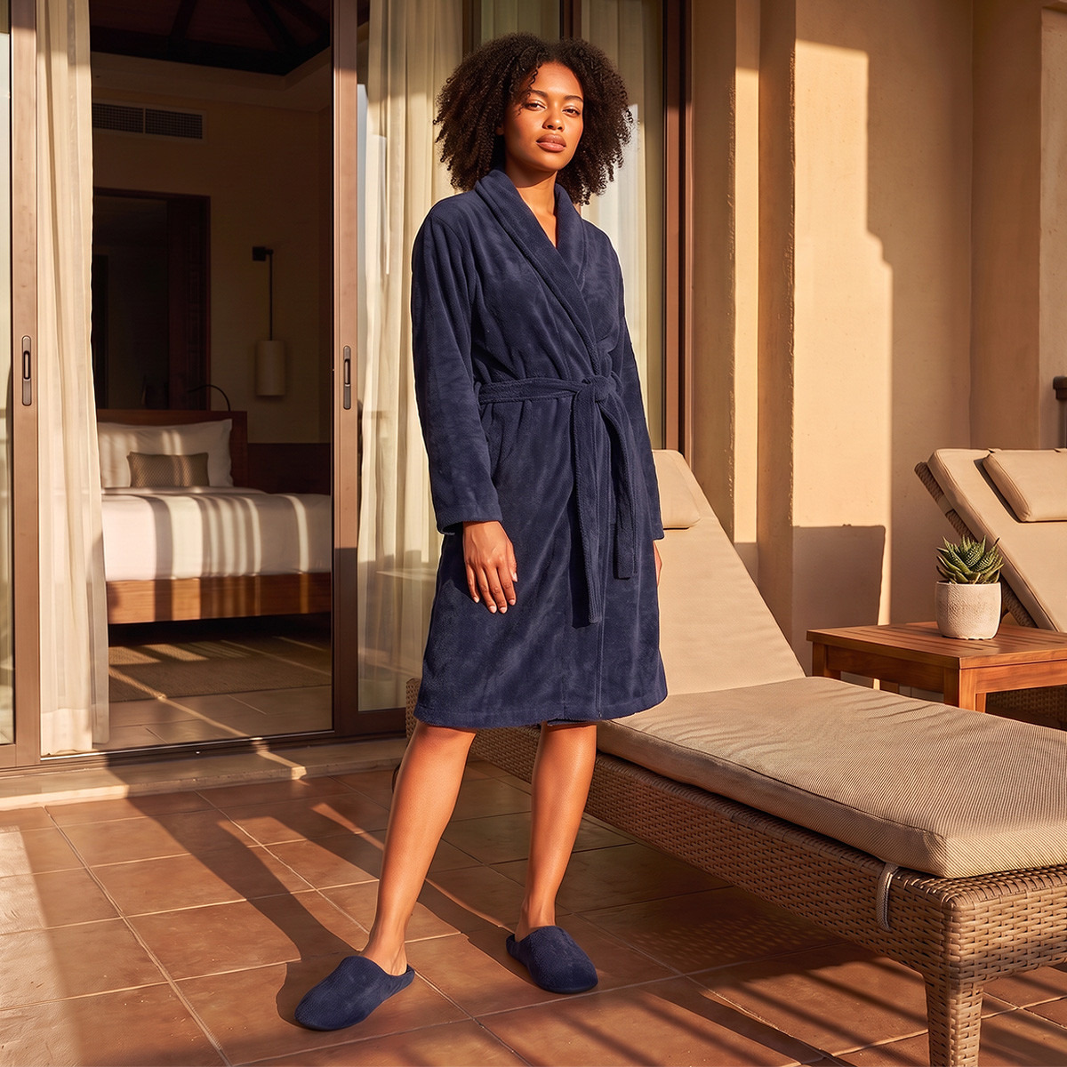 طقم روب حمام تيري وشبشب من سبلاش إنتيميتس-women-clothing-nightwear-robes-image-2