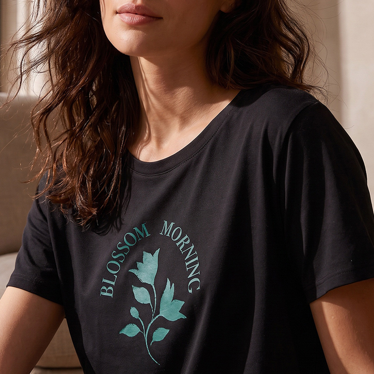 Splash Intimates Viscose Crew Neck T-shirt and Pyjamas Set-women-clothing-nightwear-pyjamas-longsets-image-6