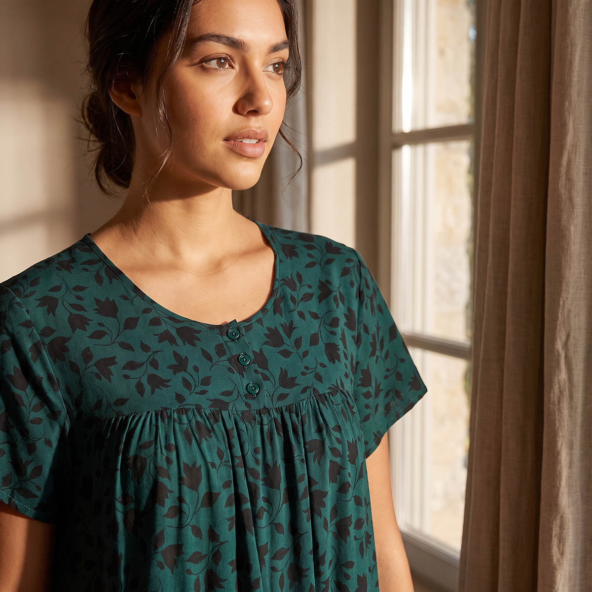 قميص نوم فيسكوز بطبعات من سبلاش إنتيميتس-women-clothing-nightwear-nighties-image-5