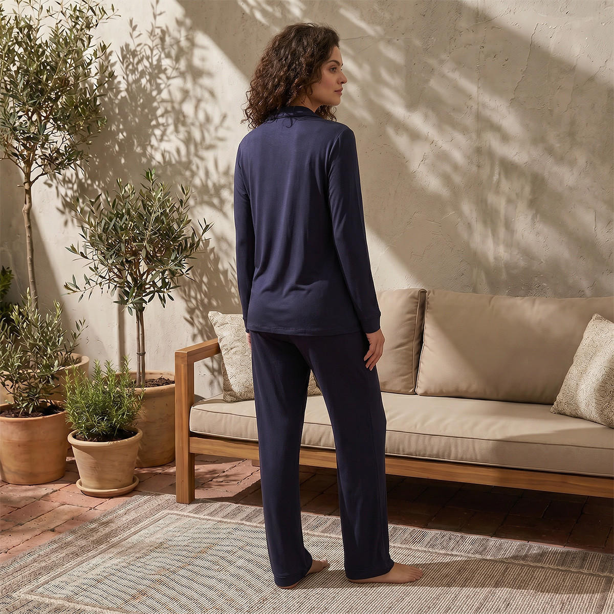 Splash Intimates Pyjama Set Shirt & Trousers-women-clothing-nightwear-pyjamas-longsets-image-3