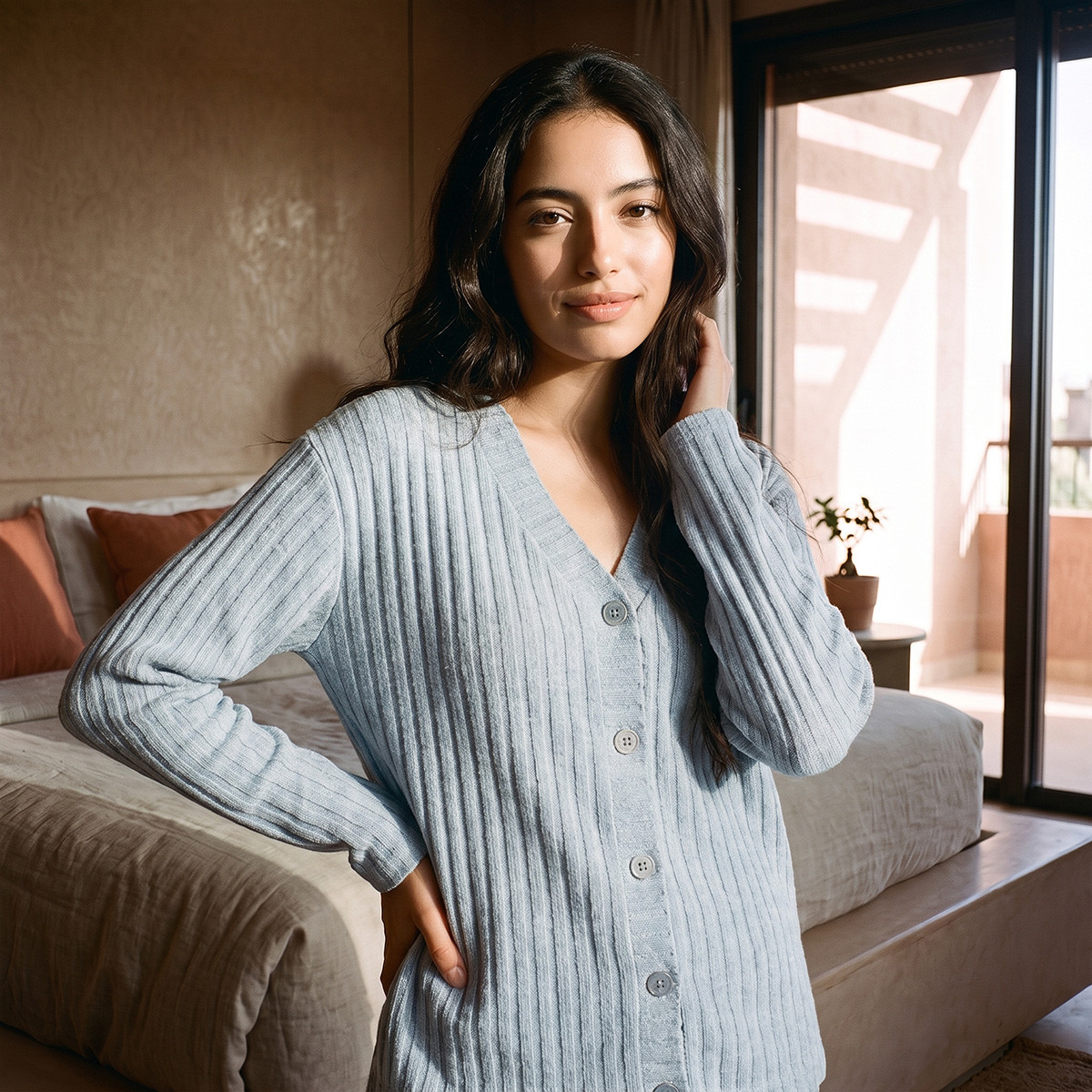 Splash Intimates Soft Touch Top and Pyjama Set-women-winterwear-nightwear-image-4