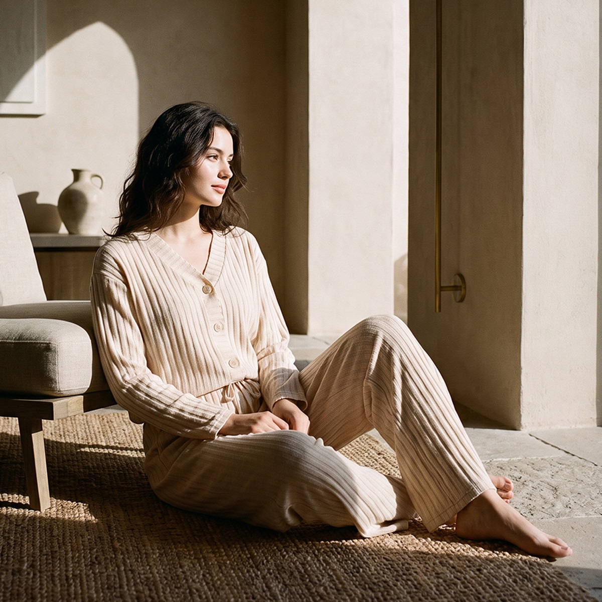 Splash Intimates Soft Touch Top and Pyjama Set-women-winterwear-nightwear-image-2