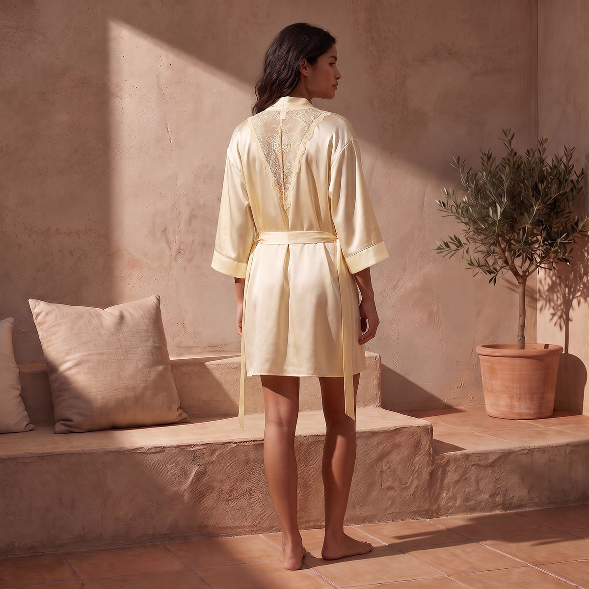 Splash Intimates Satin Robe with Slip Dress-women-clothing-nightwear-robes-image-3