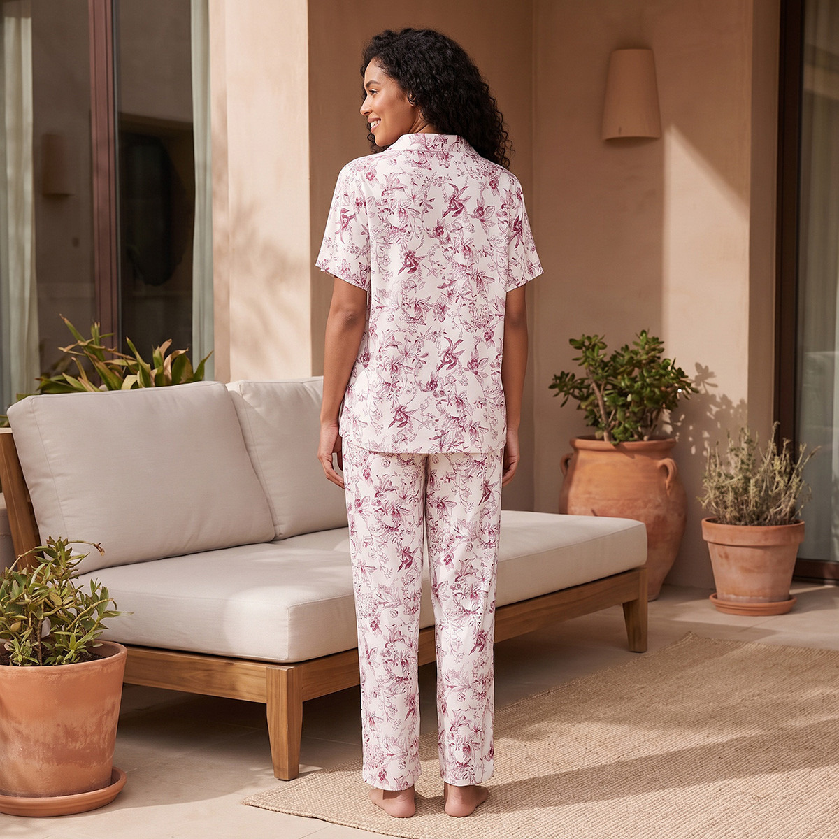 Splash Intimates Pyjama Set Shirt & Trousers Viscose-women-clothing-nightwear-pyjamas-longsets-image-4