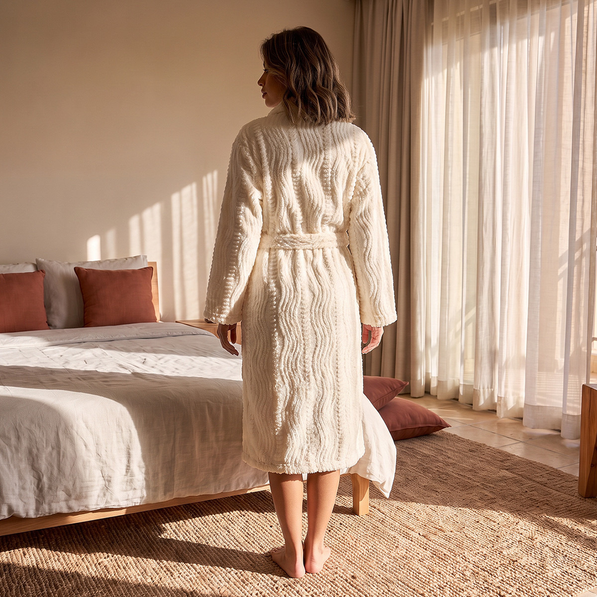 روب من جاكار بارز الملمس من سبلاش إنتيميتس-women-clothing-nightwear-robes-image-3