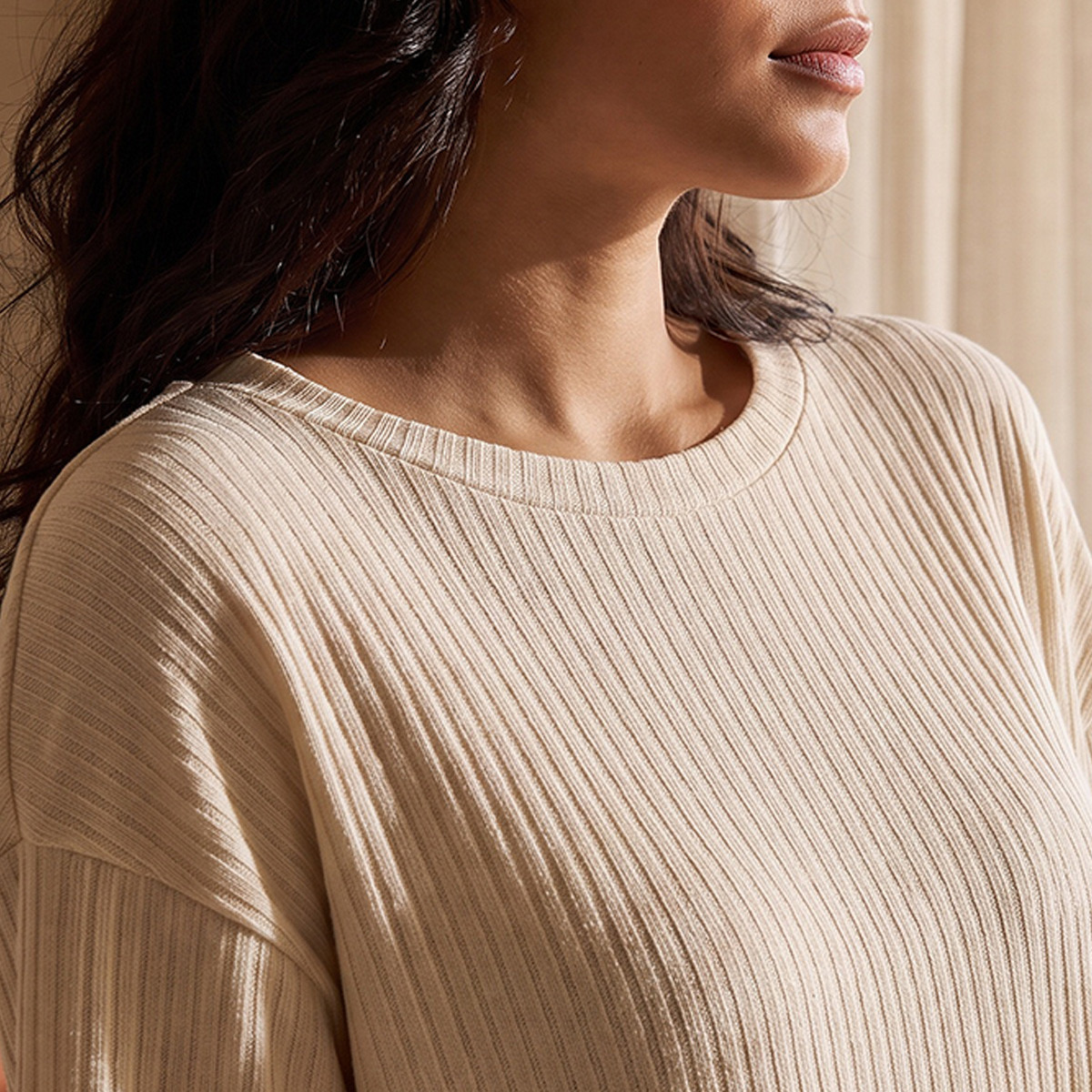 Splash Intimates Ribbed Top and Pyjama Set-women-clothing-nightwear-pyjamas-longsets-image-5