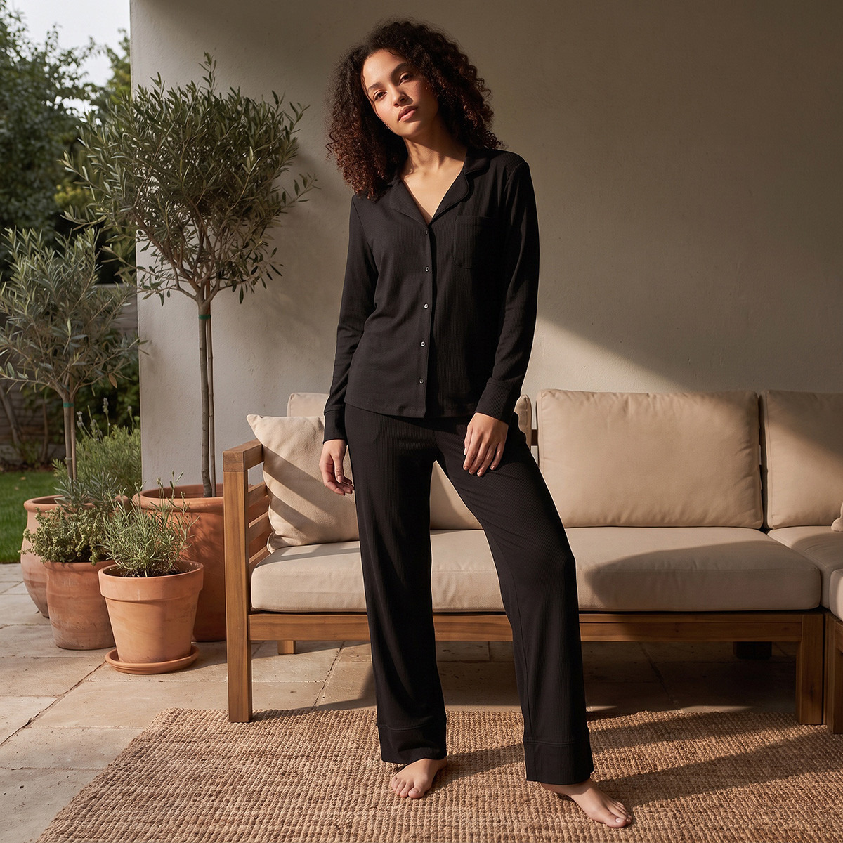 Splash Intimates Soft Touch Shirt and Pyjama Set-women-clothing-nightwear-pyjamas-longsets-image-2