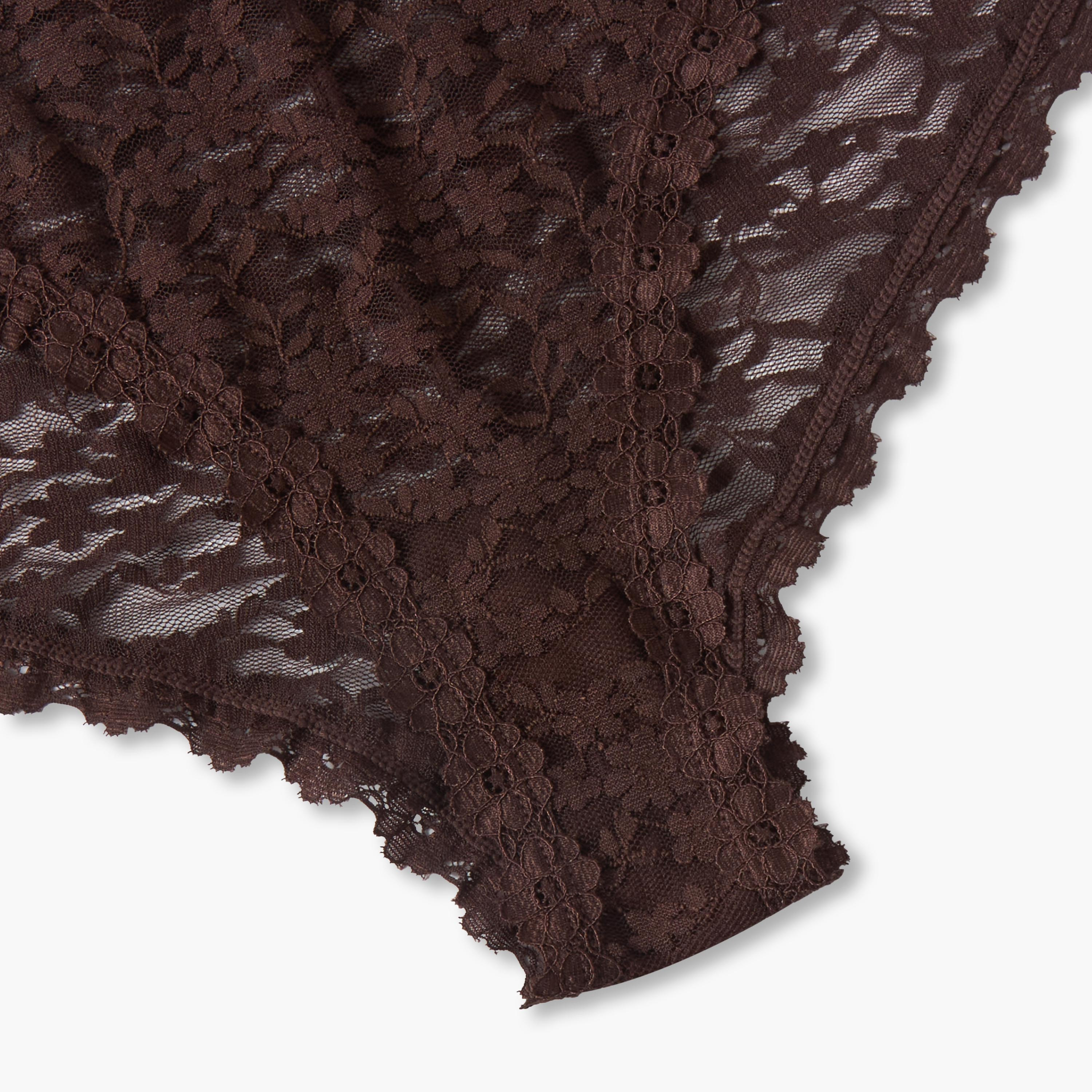 Splash Intimates Lace Trim Bikini Briefs-women-clothing-plussize-lingerie-panties-image-4