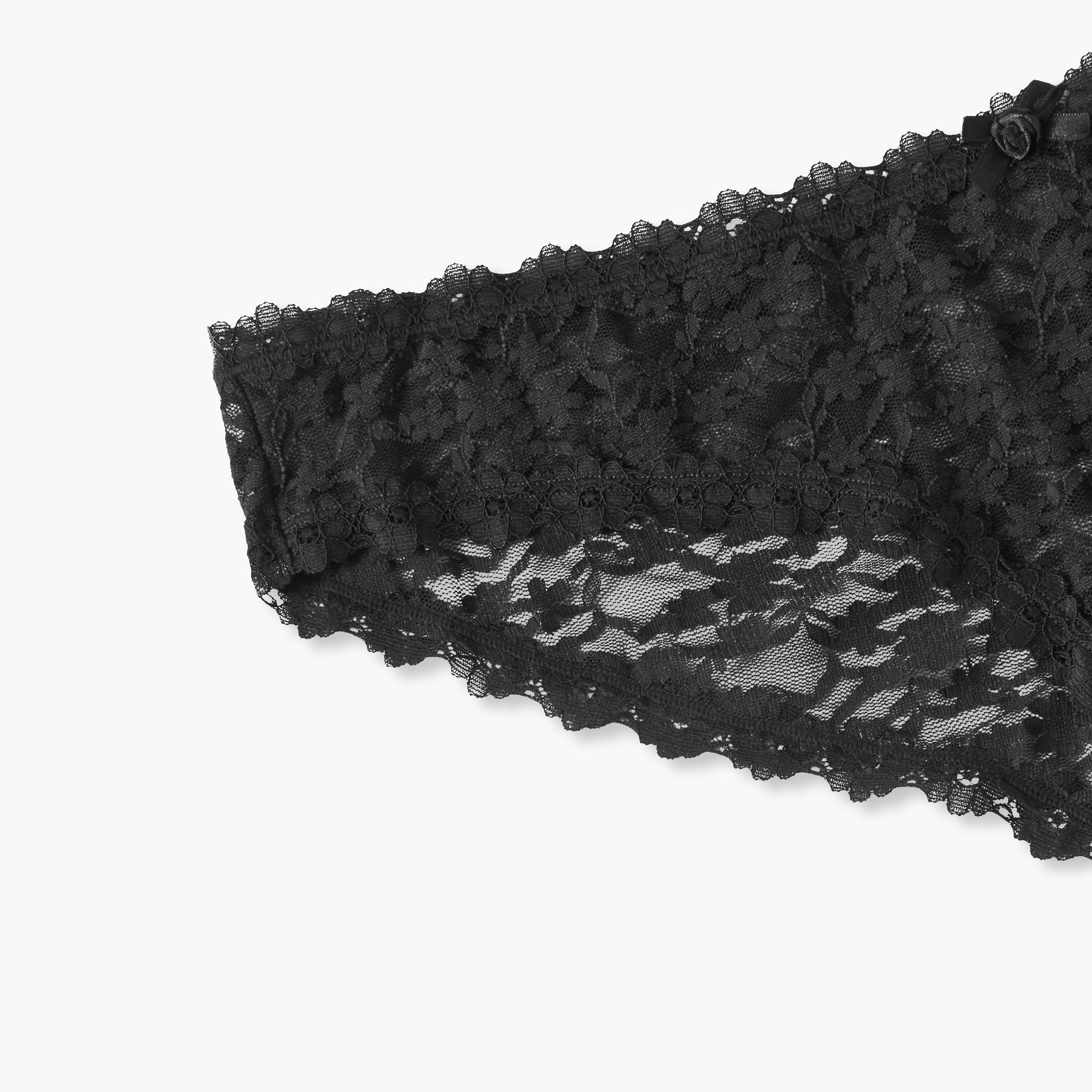 Splash Intimates Lace Trim Bikini Briefs-women-clothing-plussize-lingerie-panties-image-3