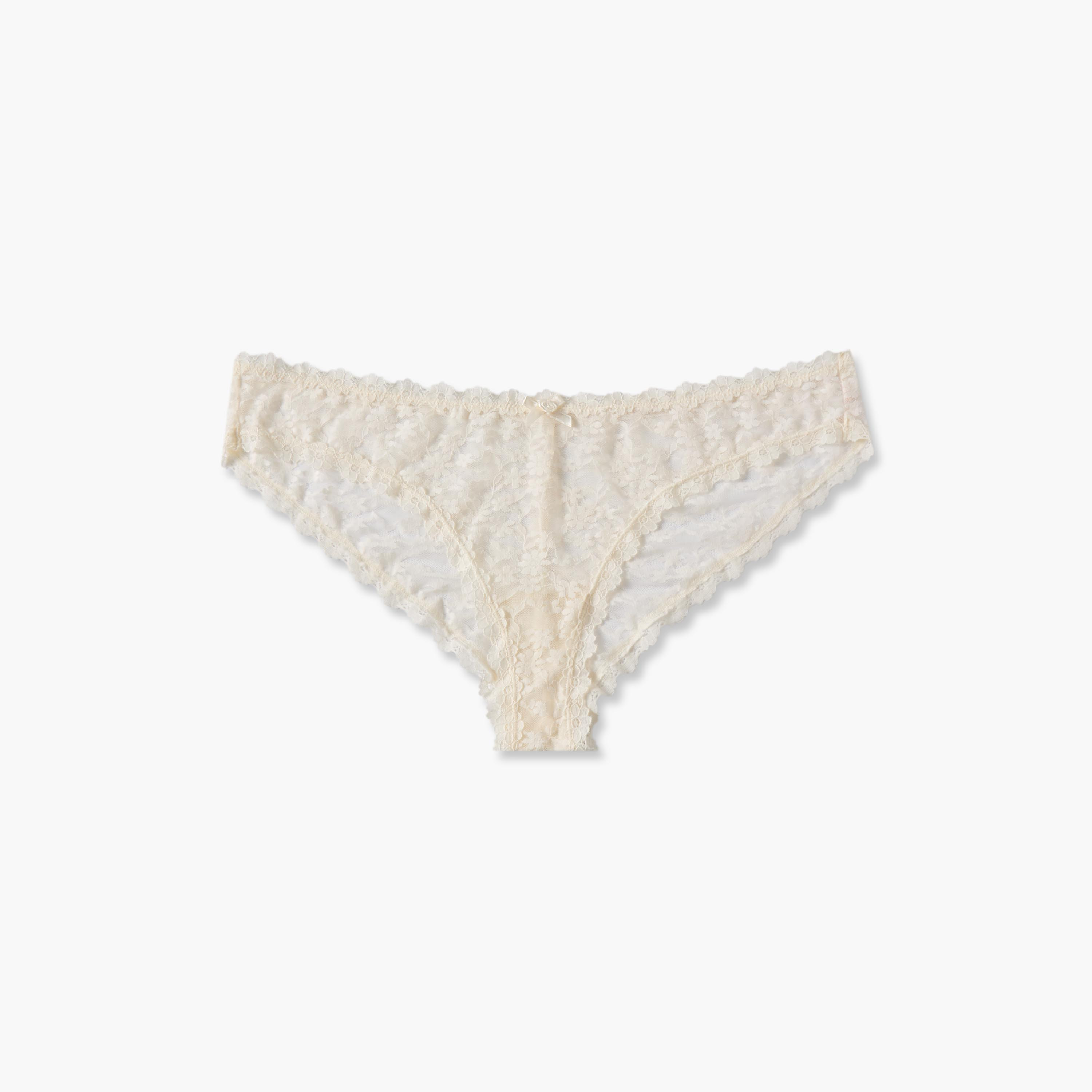 Splash Intimates Lace Trim Bikini Briefs-women-clothing-plussize-lingerie-panties-image-1