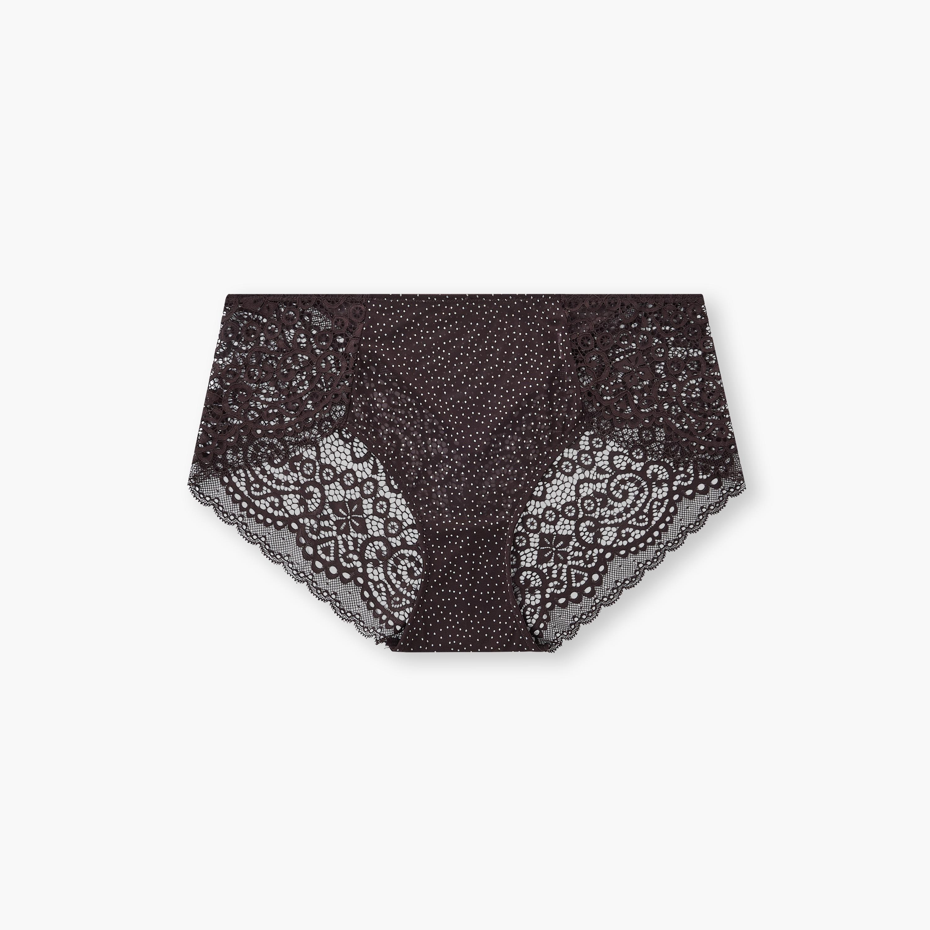 سروال داخلي كامل دانتيل من سبلاش إنتيميتس-women-clothing-plussize-lingerie-panties-image-1