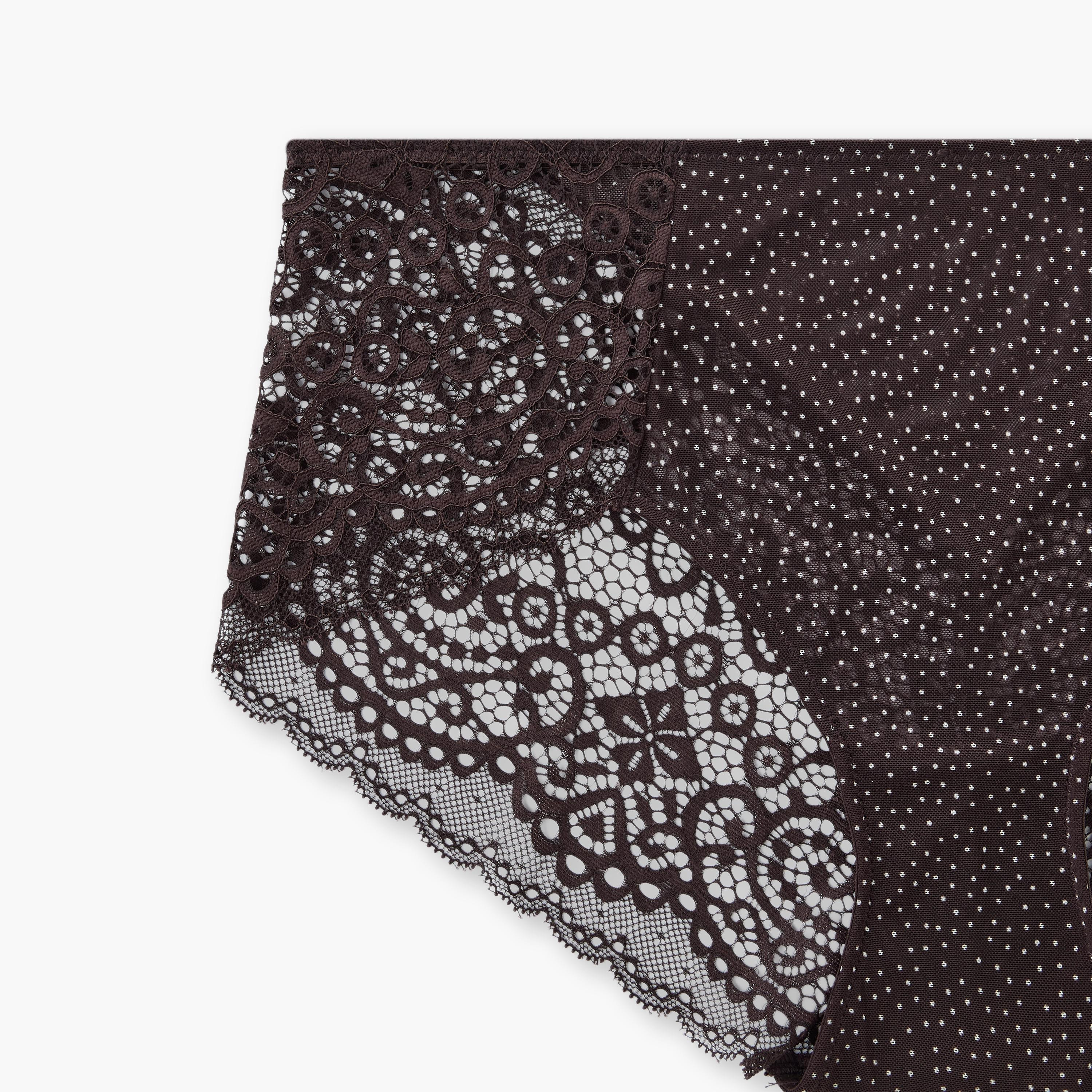 سروال داخلي كامل دانتيل من سبلاش إنتيميتس-women-clothing-plussize-lingerie-panties-image-3