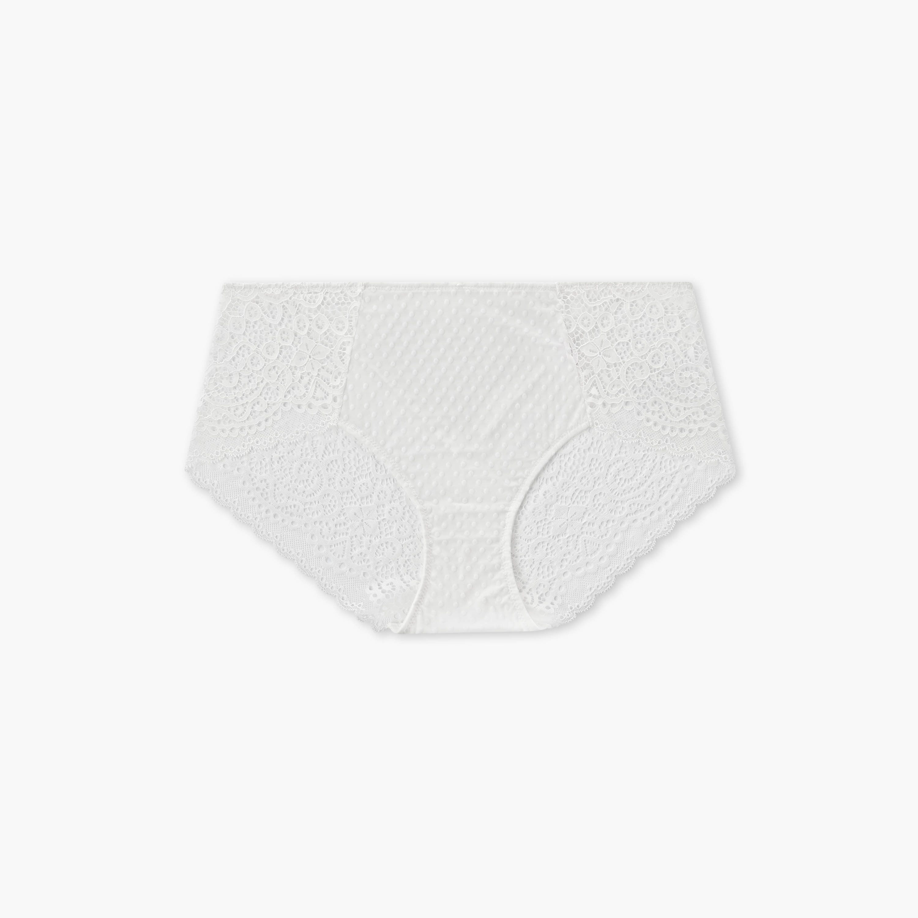 سروال داخلي كامل دانتيل من سبلاش إنتيميتس-women-clothing-plussize-lingerie-panties-image-1