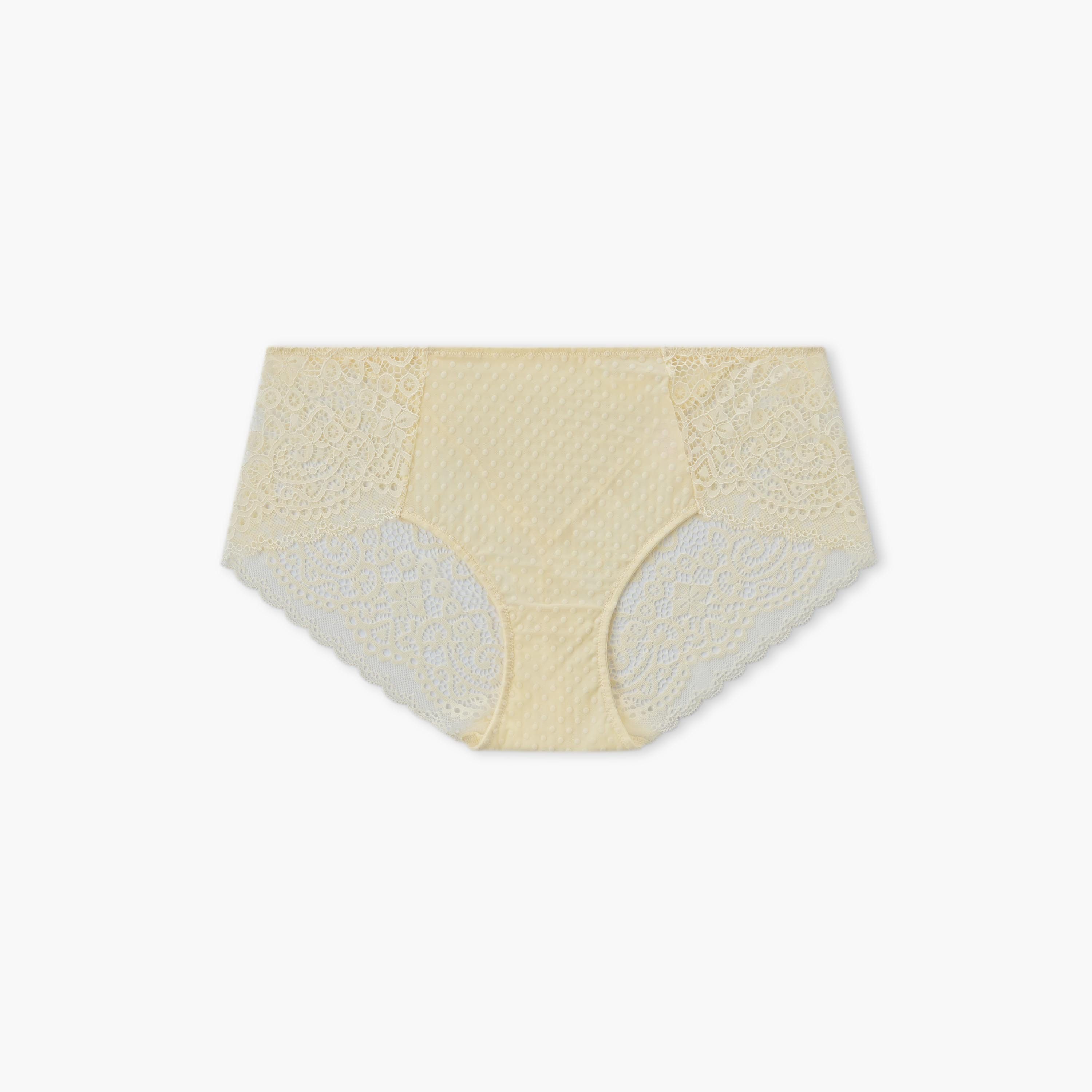 سروال داخلي كامل دانتيل من سبلاش إنتيميتس-women-clothing-plussize-lingerie-panties-image-1