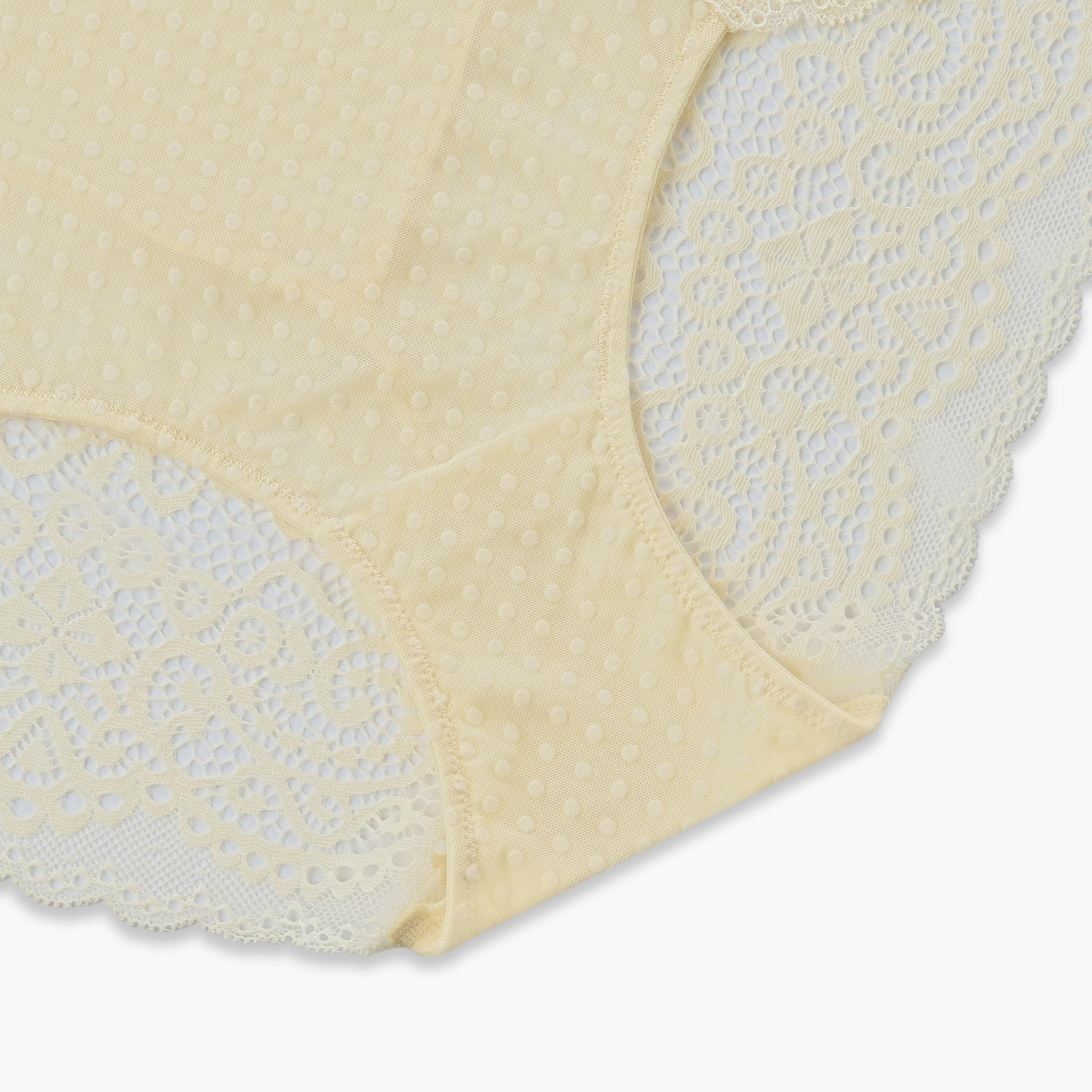 سروال داخلي كامل دانتيل من سبلاش إنتيميتس-women-clothing-plussize-lingerie-panties-image-4