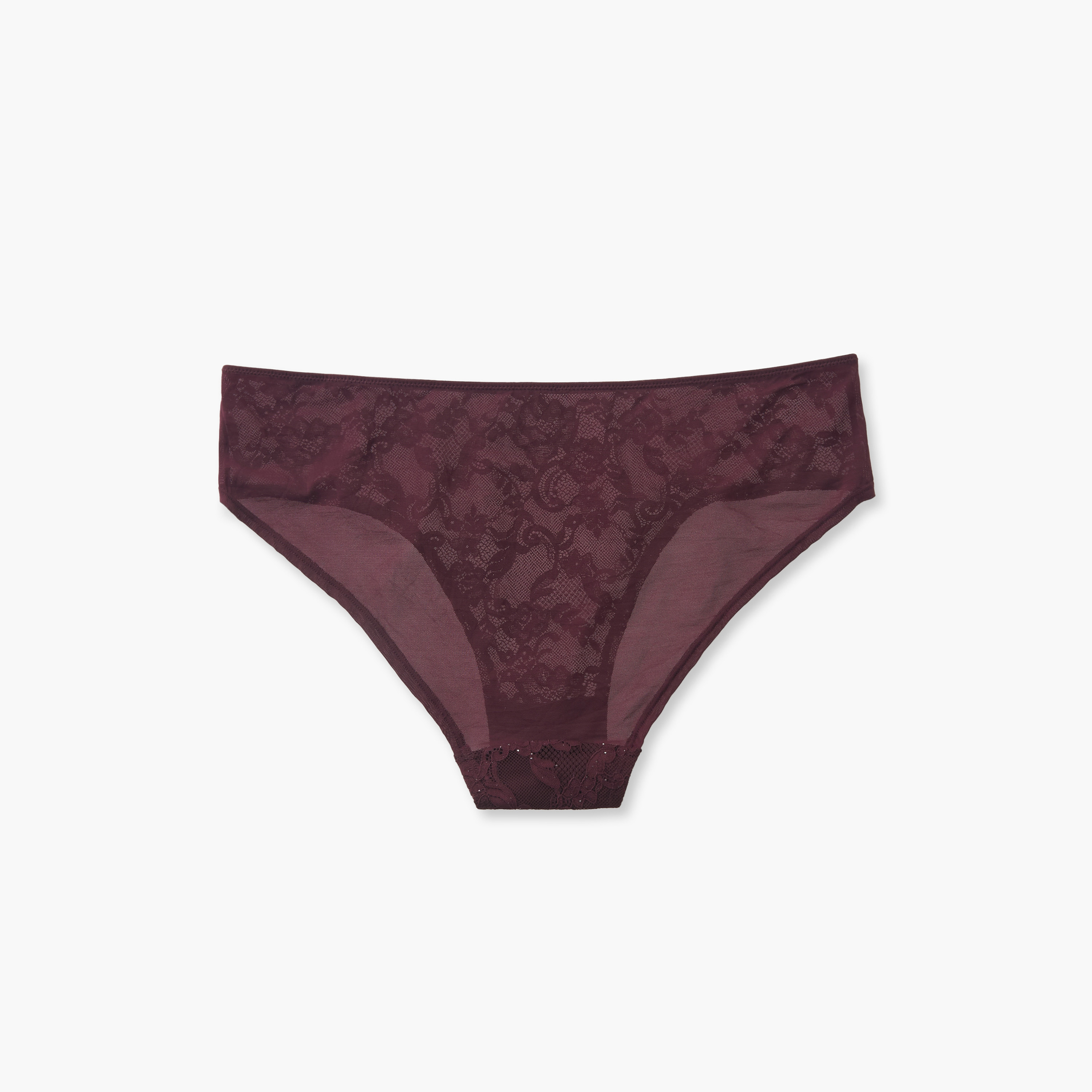 سروال بيكيني بخصر مطاطي من سبلاش إنتيميتس-women-clothing-plussize-lingerie-panties-image-2