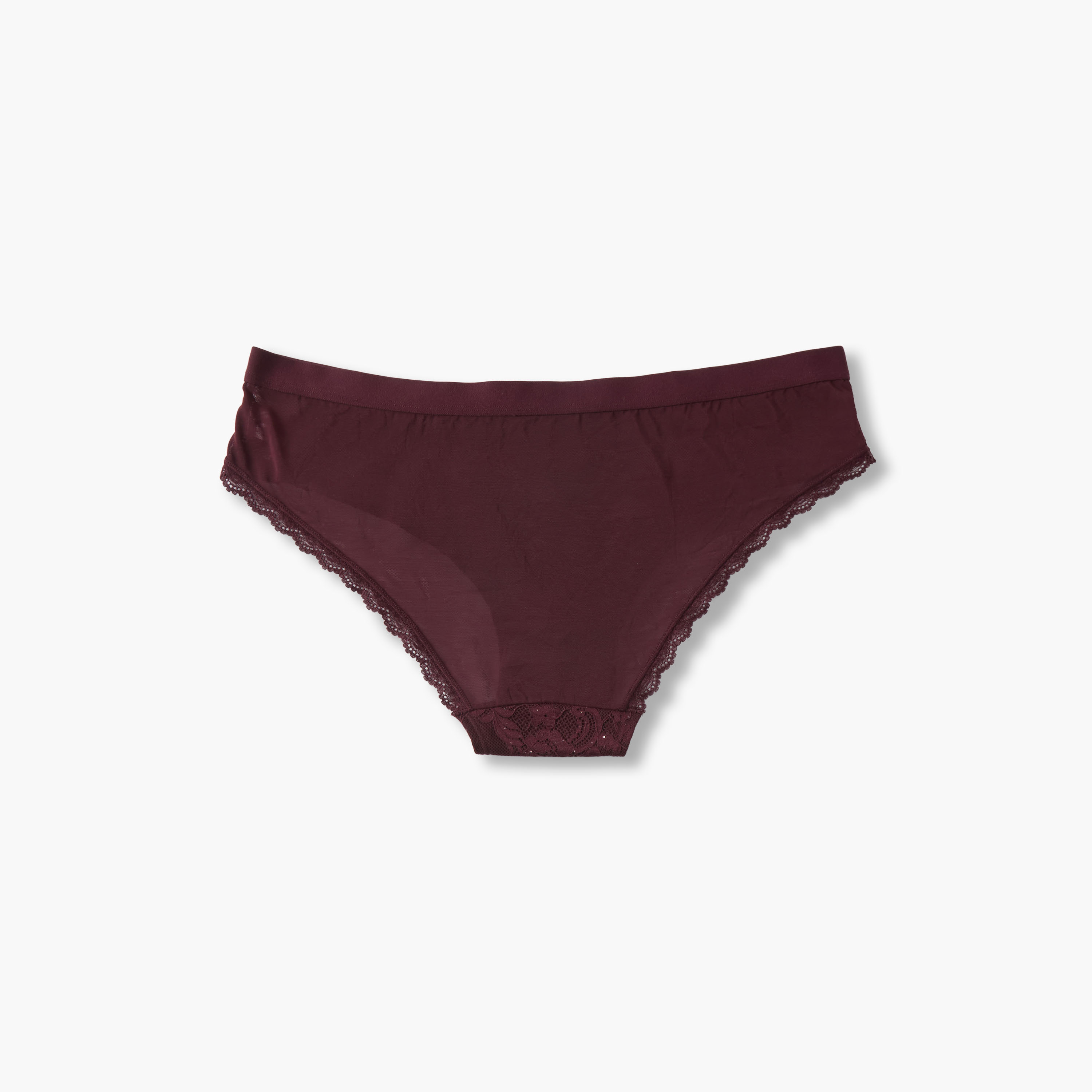 سروال داخلي كامل بتفاصيل دانتيل من سبلاش إنتيمتس-women-clothing-plussize-lingerie-panties-image-2