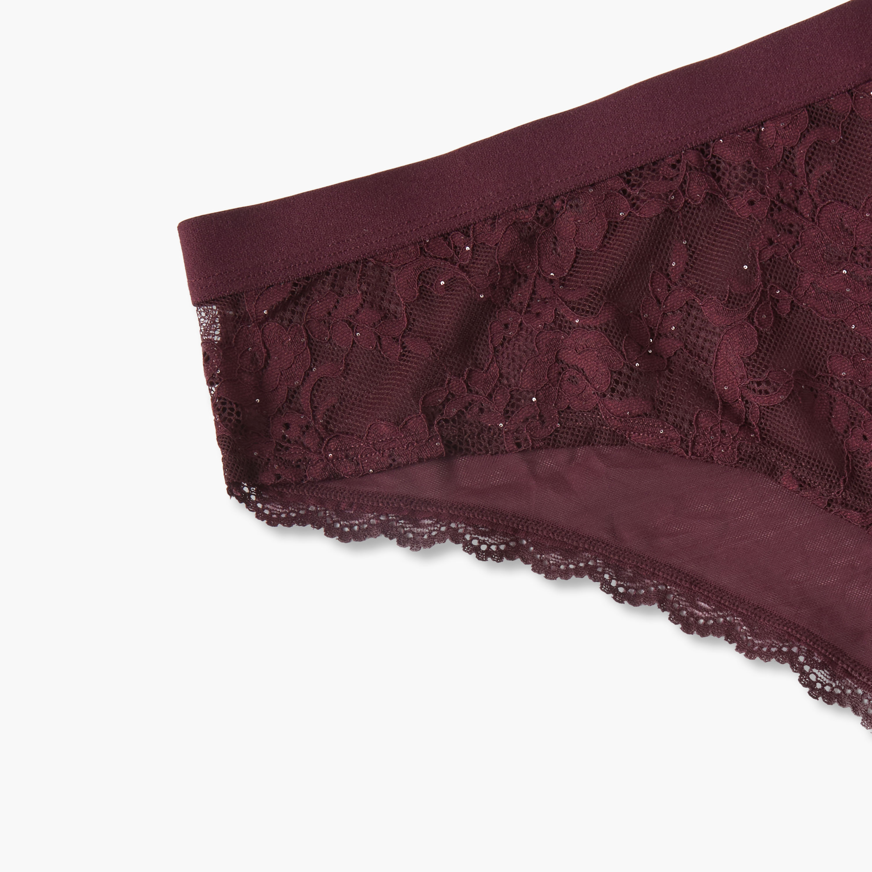 سروال داخلي كامل بتفاصيل دانتيل من سبلاش إنتيمتس-women-clothing-plussize-lingerie-panties-image-3