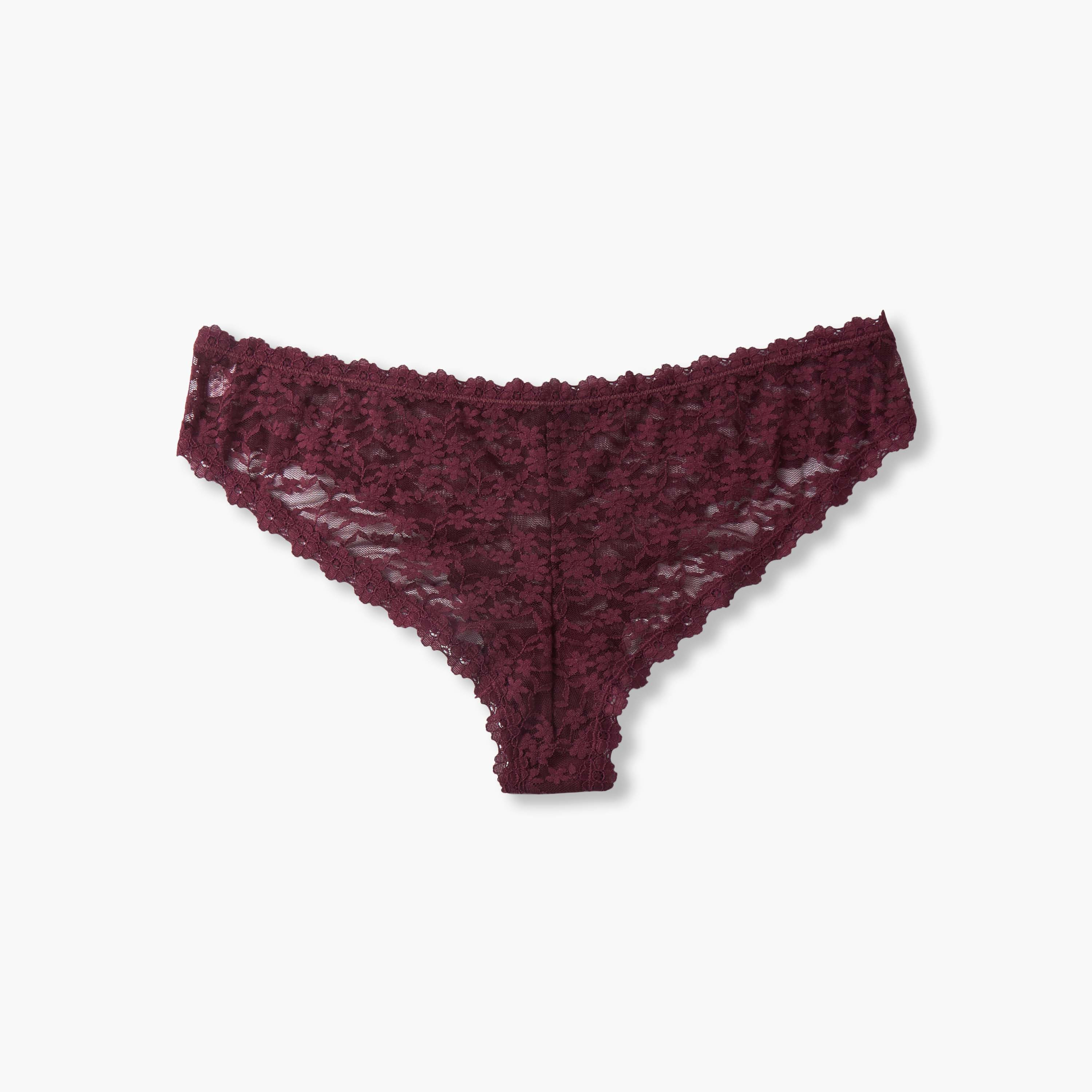 Splash Intimates Lace Trim Bikini Briefs-women-clothing-plussize-lingerie-panties-image-2