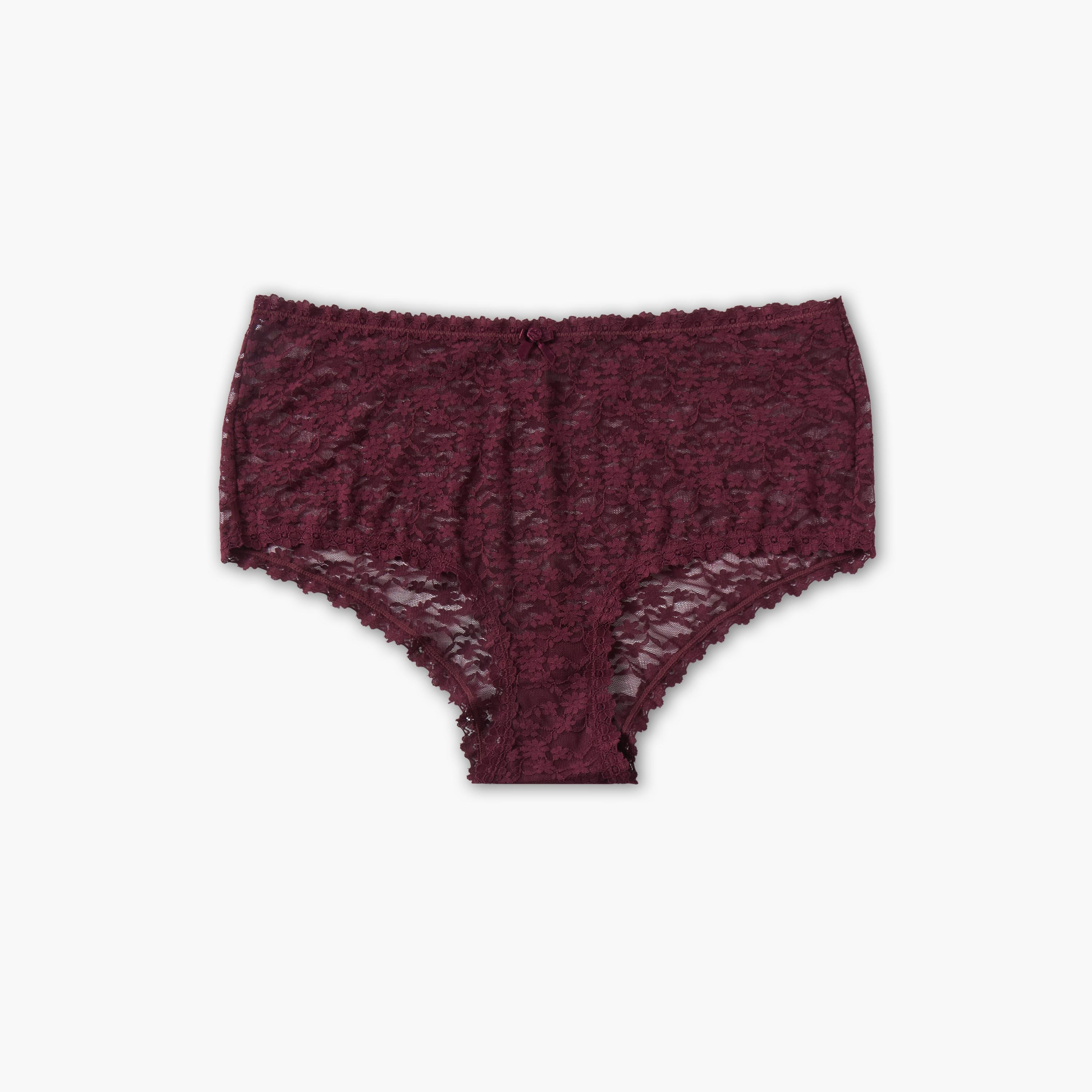 Splash Intimates Lace Trim Brief-women-clothing-plussize-lingerie-panties-image-1
