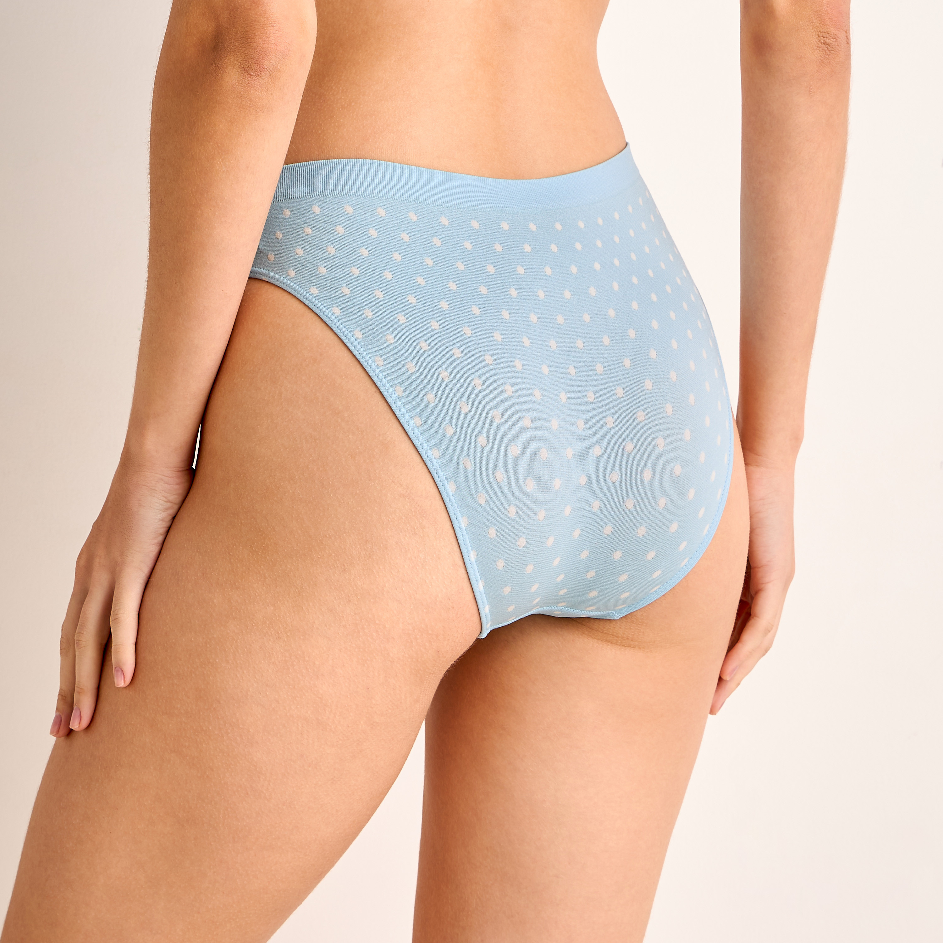 سروال داخلي بيكيني بطبعات نقاط البولكا من سبلاش إنتيميتس-women-clothing-lingerie-panties-image-2