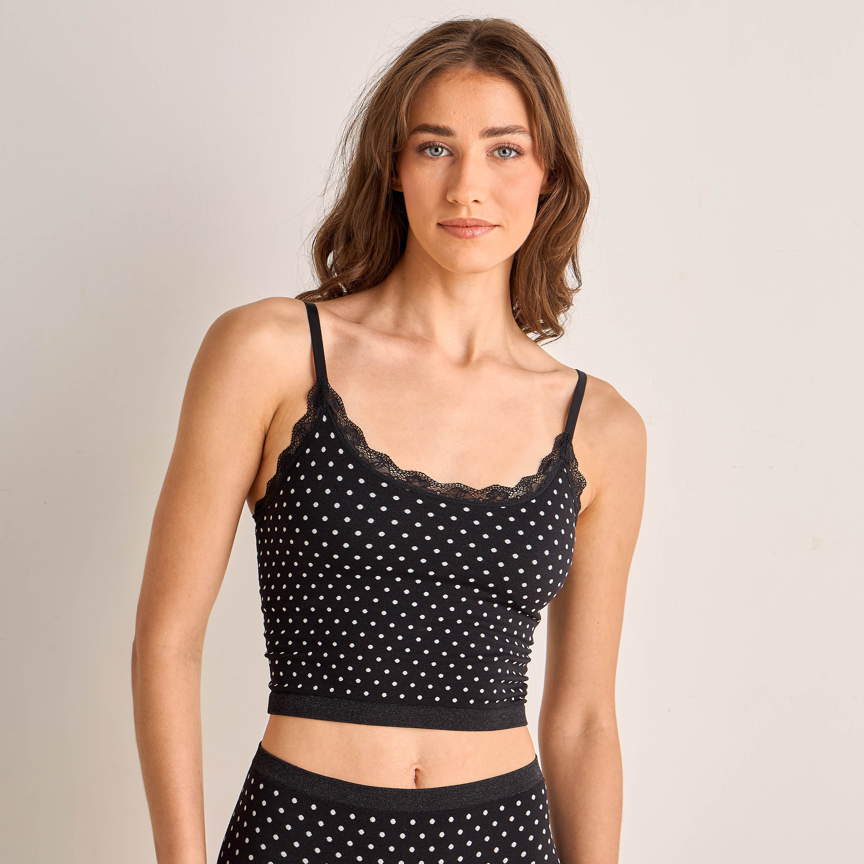 بلوزة كامي بطبعات نقاط من سبلاش إنتيميتس-women-clothing-lingerie-camisoles-image-1