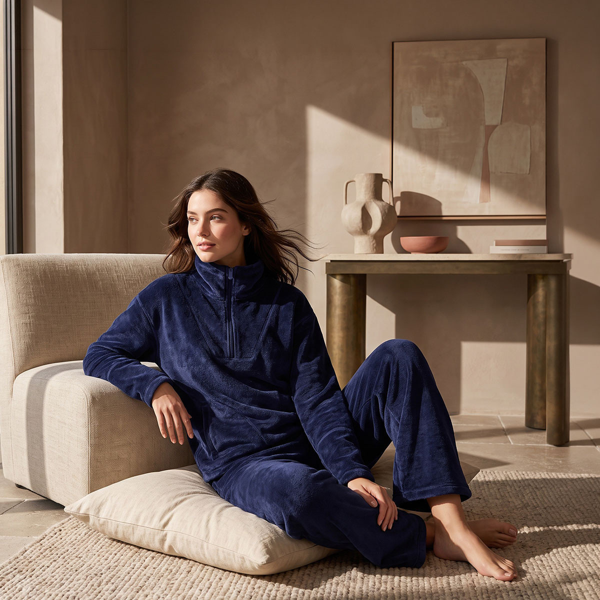 Splash Intimates Soft Touch Top and Pyjamas Set-women-winterwear-nightwear-image-1
