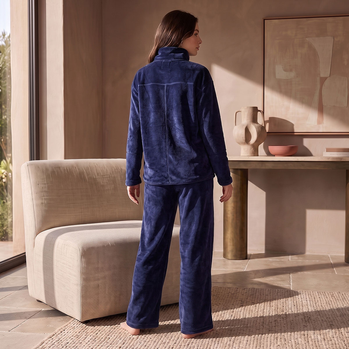 Splash Intimates Soft Touch Top and Pyjamas Set-women-winterwear-nightwear-image-3