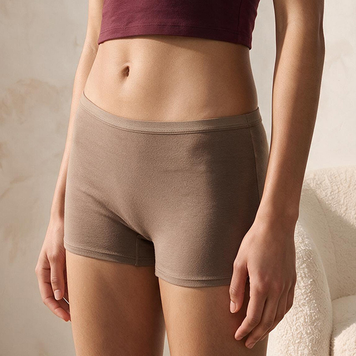 Pack of 5 Splash Intimates Elastic Waist Boxer Briefs-women-clothing-lingerie-panties-image-6