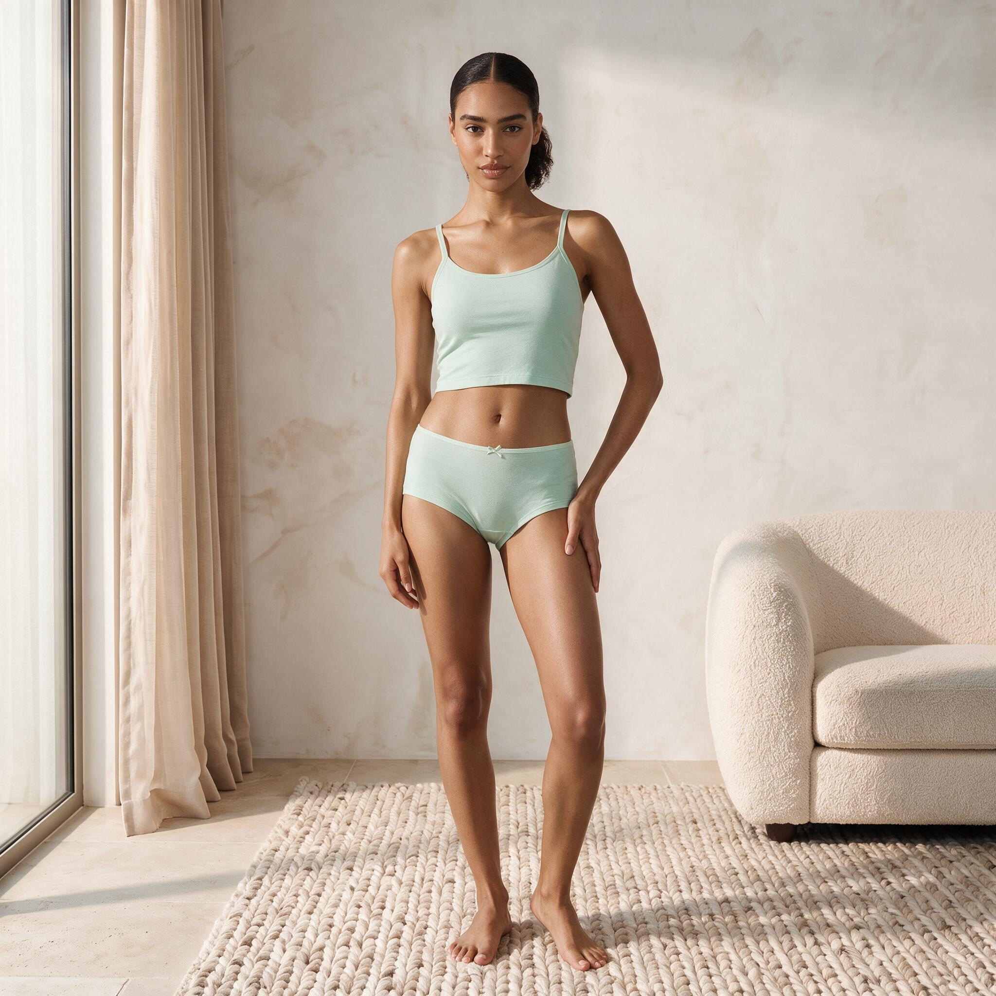 Pack of 5 Splash Intimates Elastic Waist Briefs-women-clothing-lingerie-panties-image-2