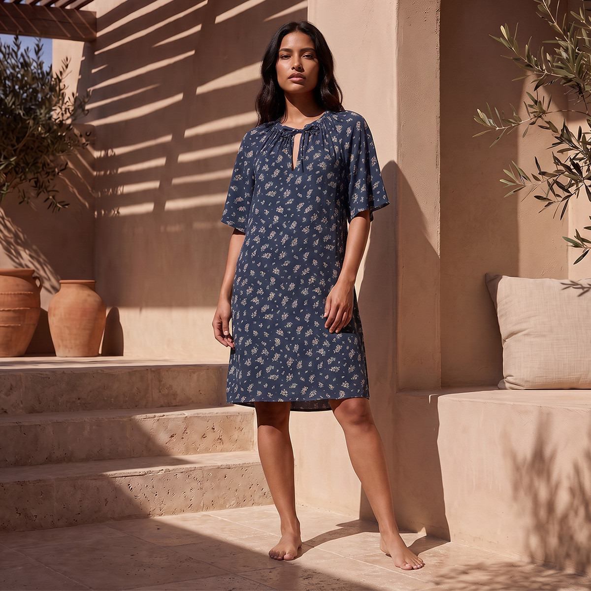 Set of 2 - Splash Intimates Assorted Print Night Dress-women-clothing-nightwear-nighties-image-5