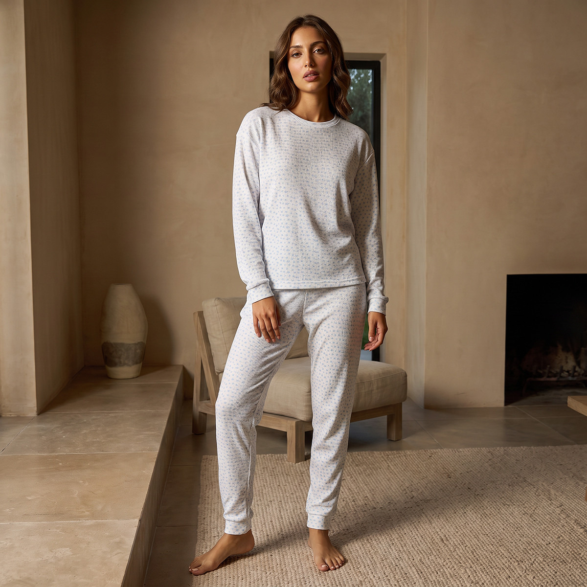 Splash Intimates Printed T-shirt and Pyjama Set-women-clothing-nightwear-pyjamas-longsets-image-2
