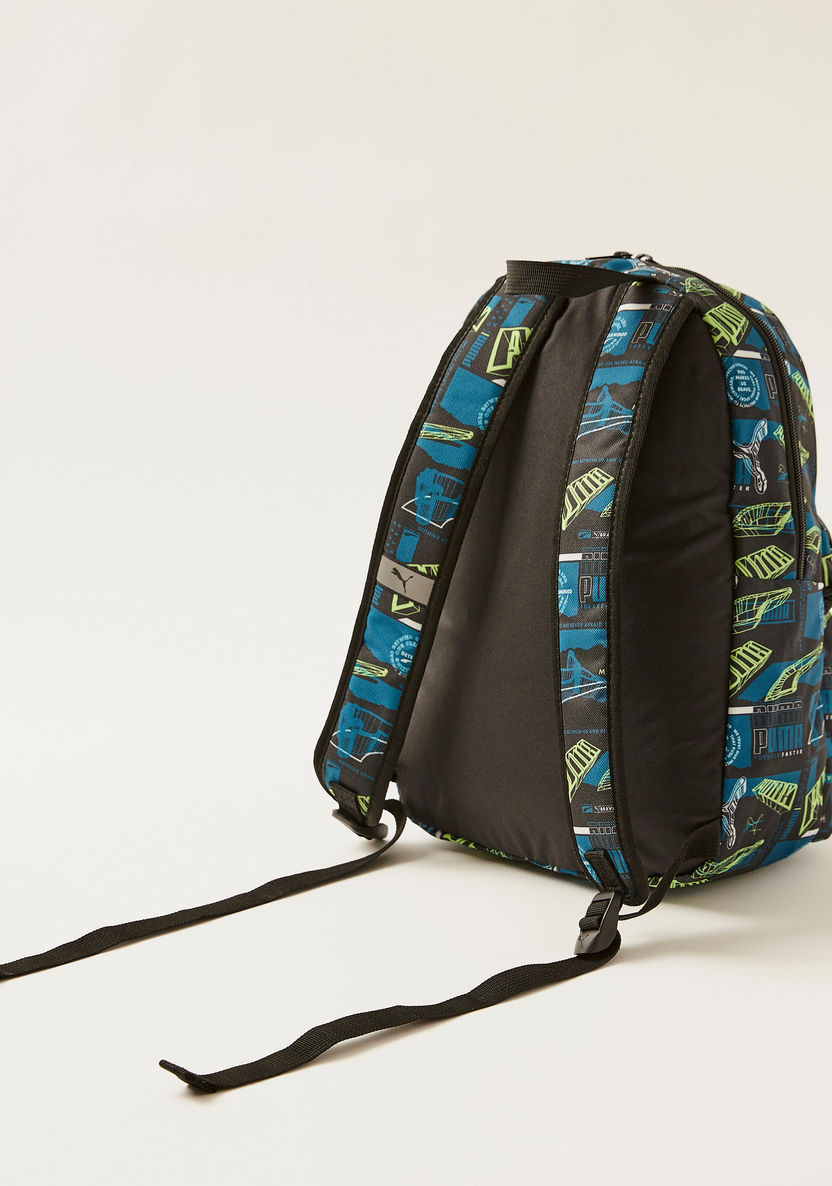 Puma Printed Phase Small Backpack-Boys%27 Sports Bags and Backpacks-image-3