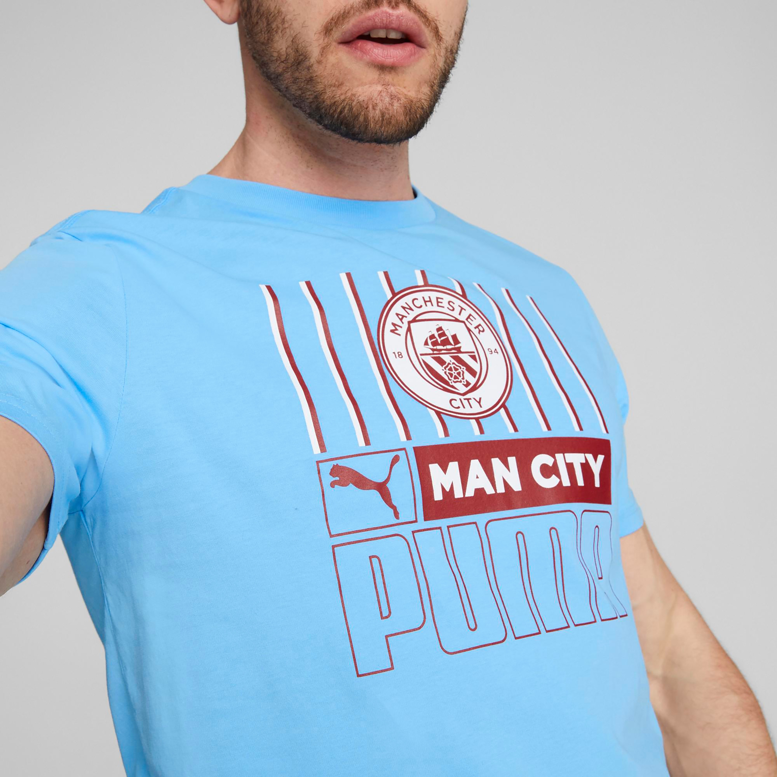 تيشيرت كرة القدم للرجال من بوما ذو مانشستر سيتي إف سي فتبلكور 76778701 -men-clothing-sportswearandactivewear-tshirtsandpolos-image-3