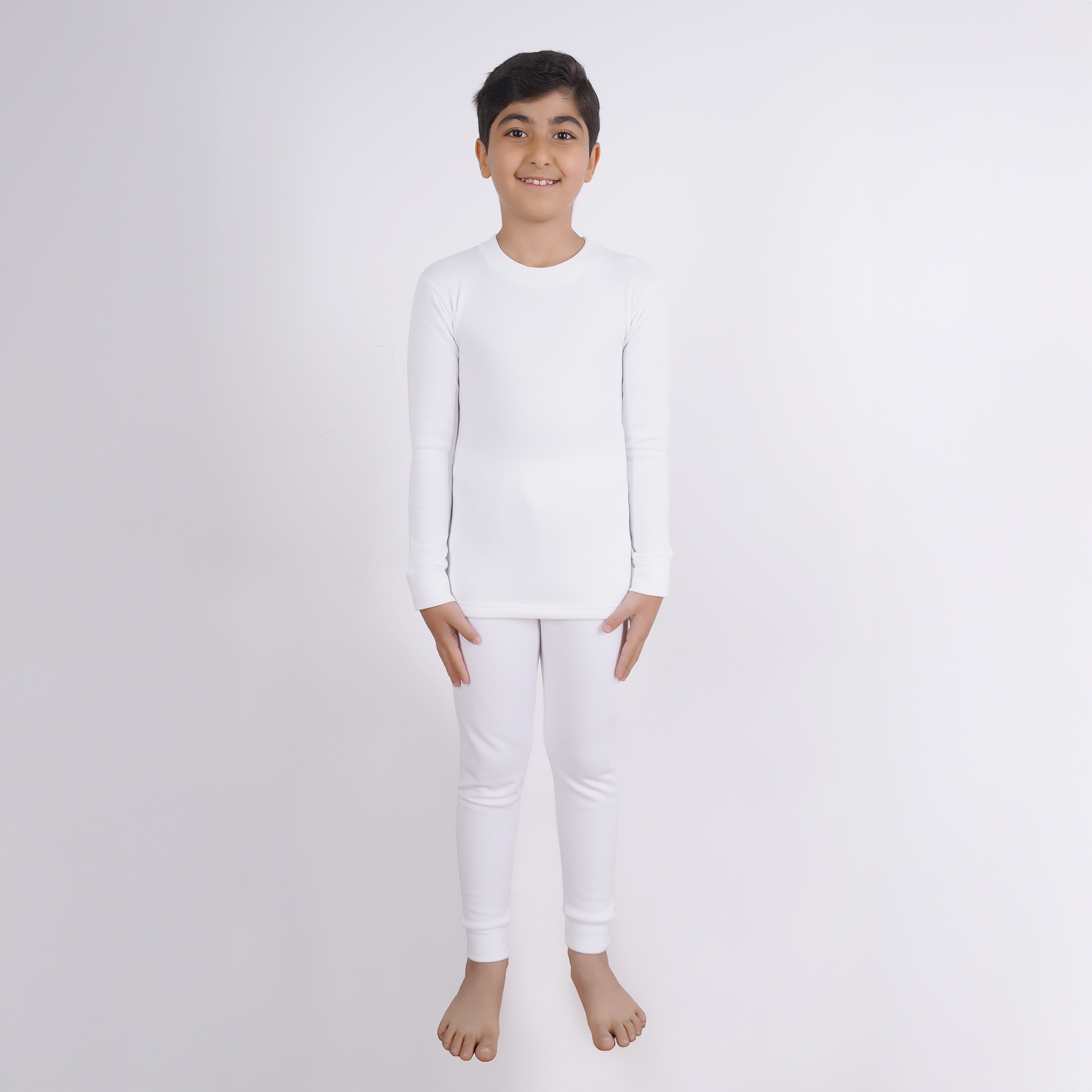 My School 2-Piece Solid Elasticated Thermal Pyjama Set-boys-clothing-winterwear-thermalsets-image-3