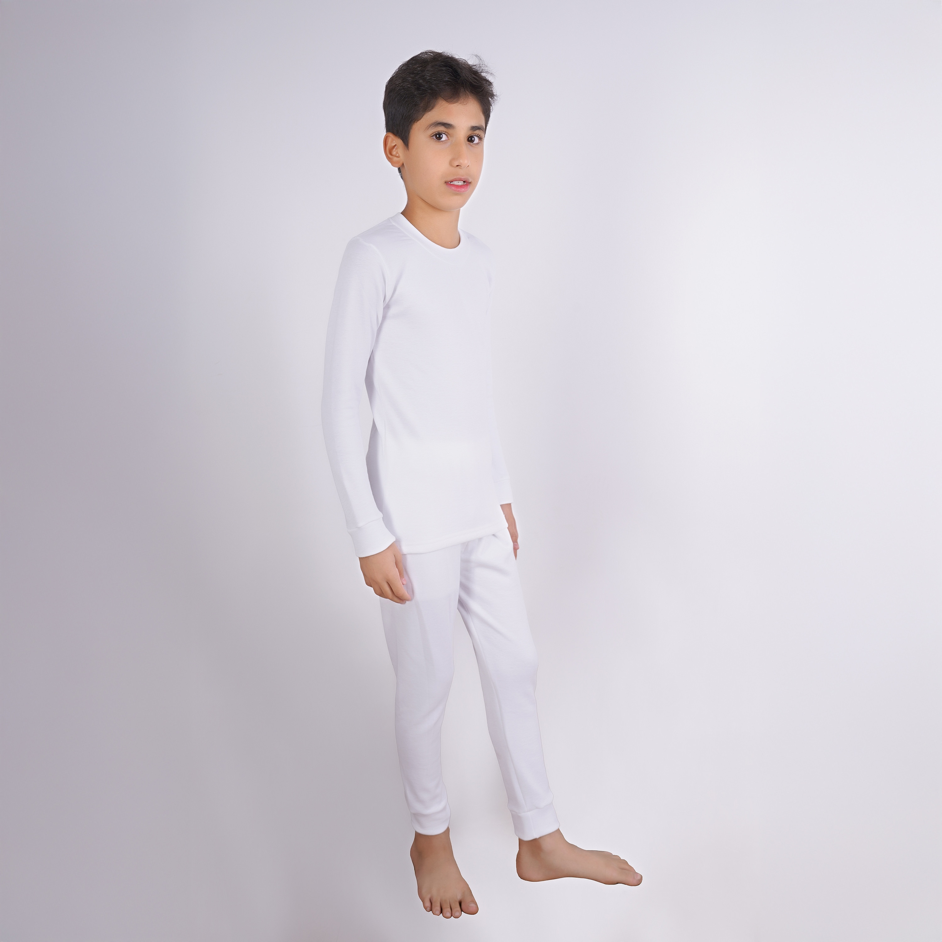 My School 2-Piece Solid Elasticated Thermal Pyjama Set-boys-clothing-winterwear-thermalsets-image-5